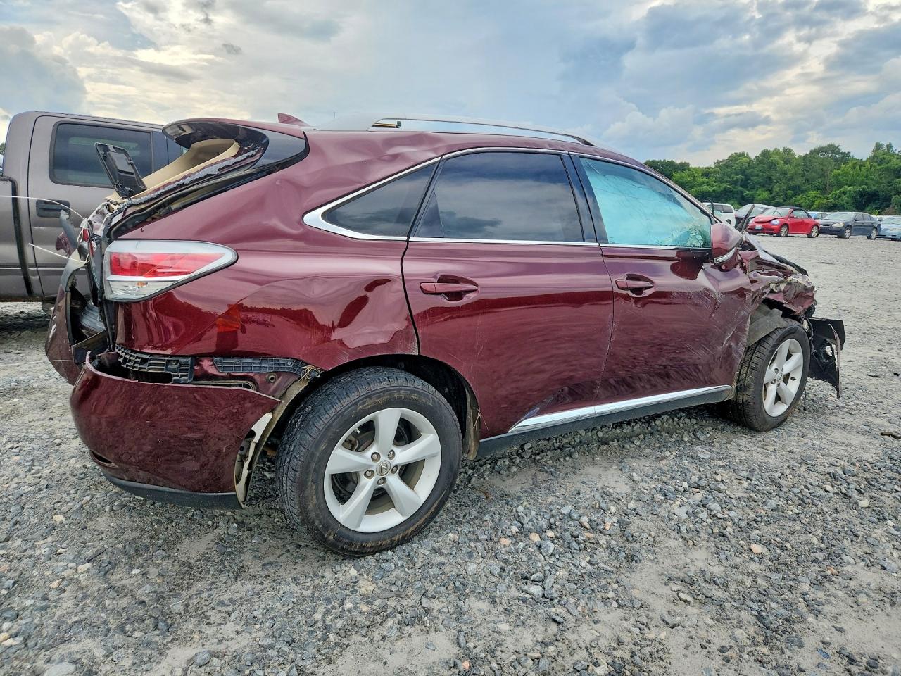 2015 Lexus Rx 350 Base Maroon vin: 2T2BK1BA2FC294185