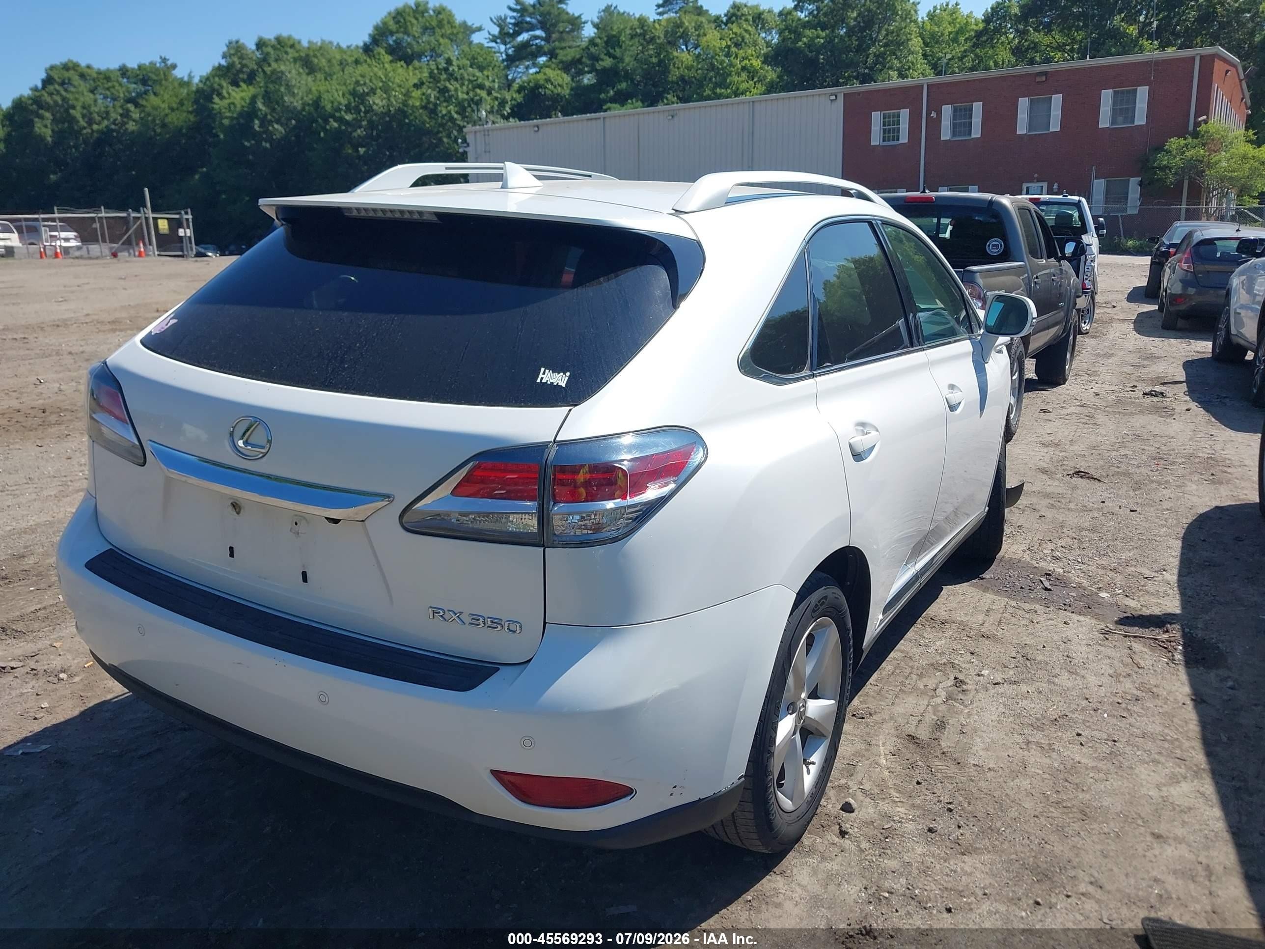 2015 Lexus Rx 350   White vin: 2T2BK1BA2FC297782