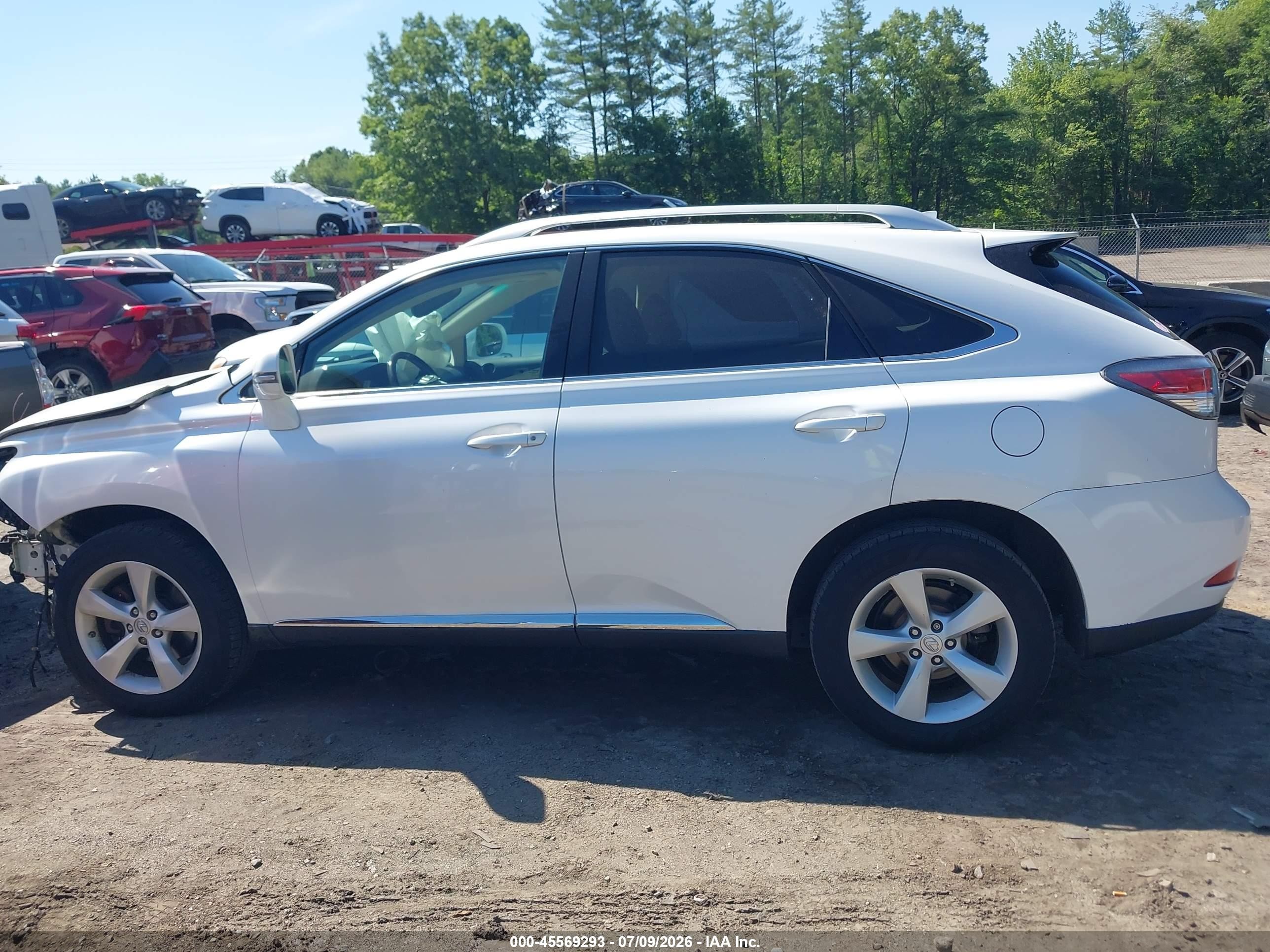 2015 Lexus Rx 350   White vin: 2T2BK1BA2FC297782