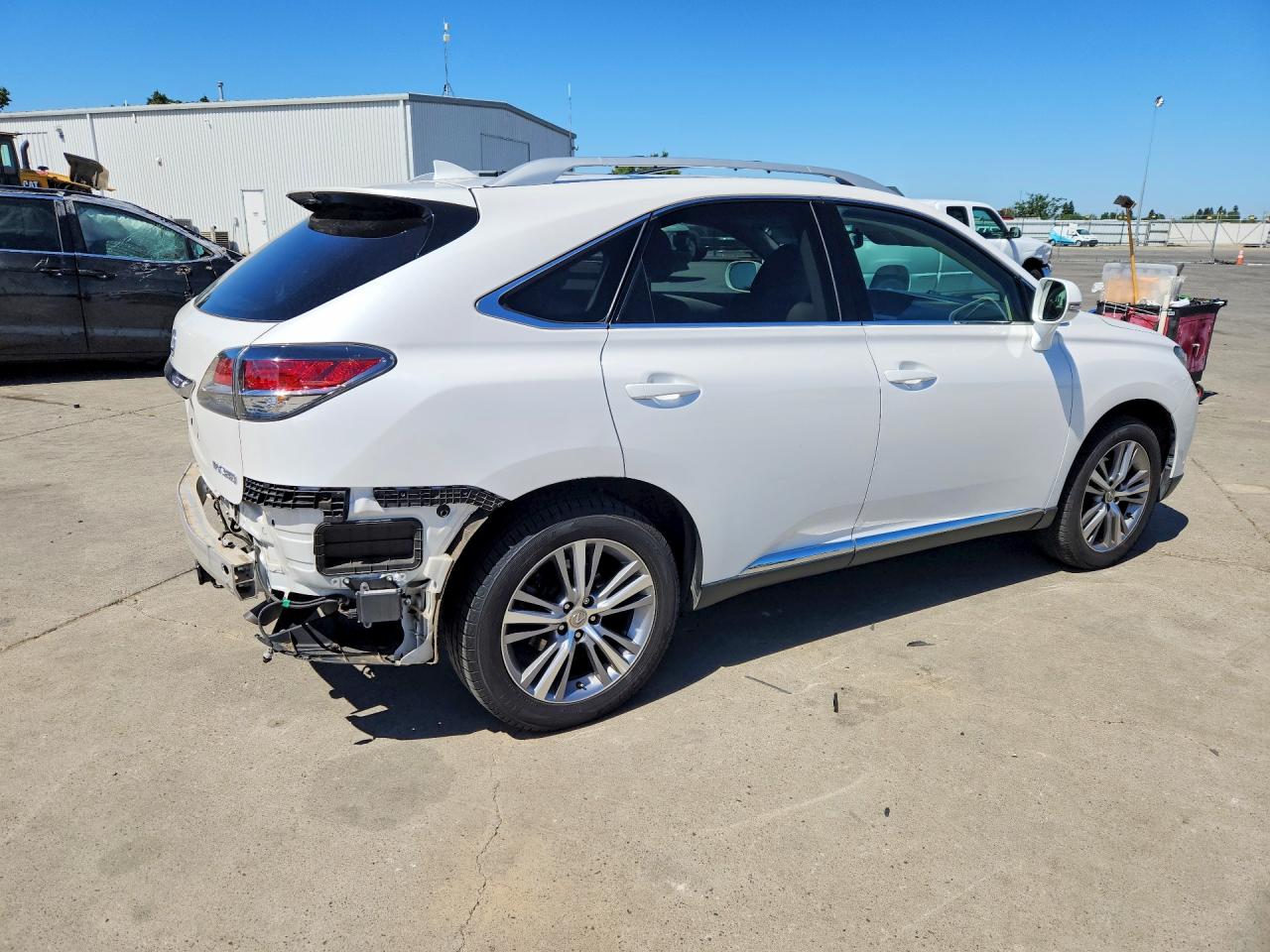 2015 Lexus Rx 350 Base White vin: 2T2BK1BA2FC329498