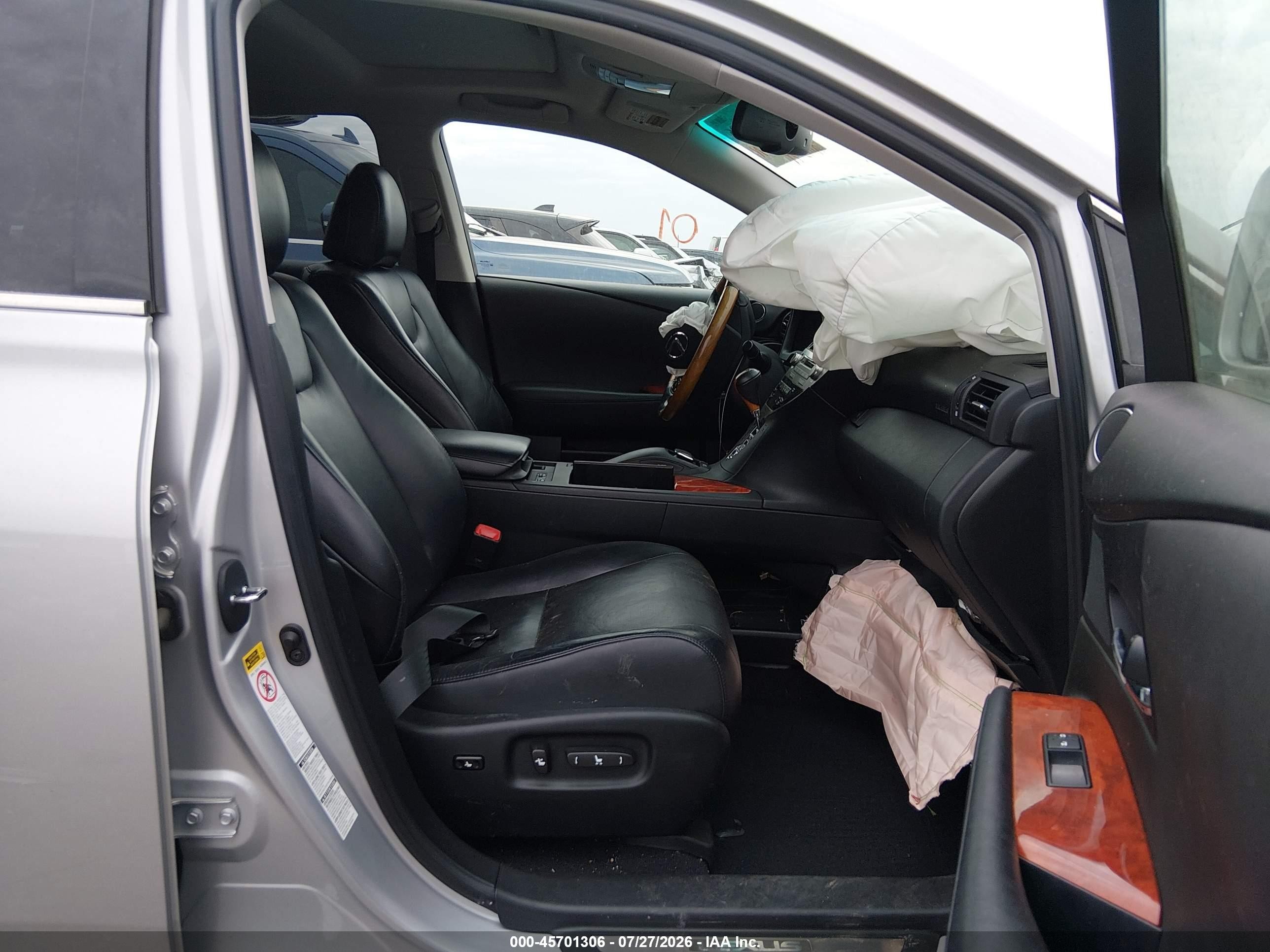 2010 Lexus Rx 350   Silver vin: 2T2BK1BA3AC006358