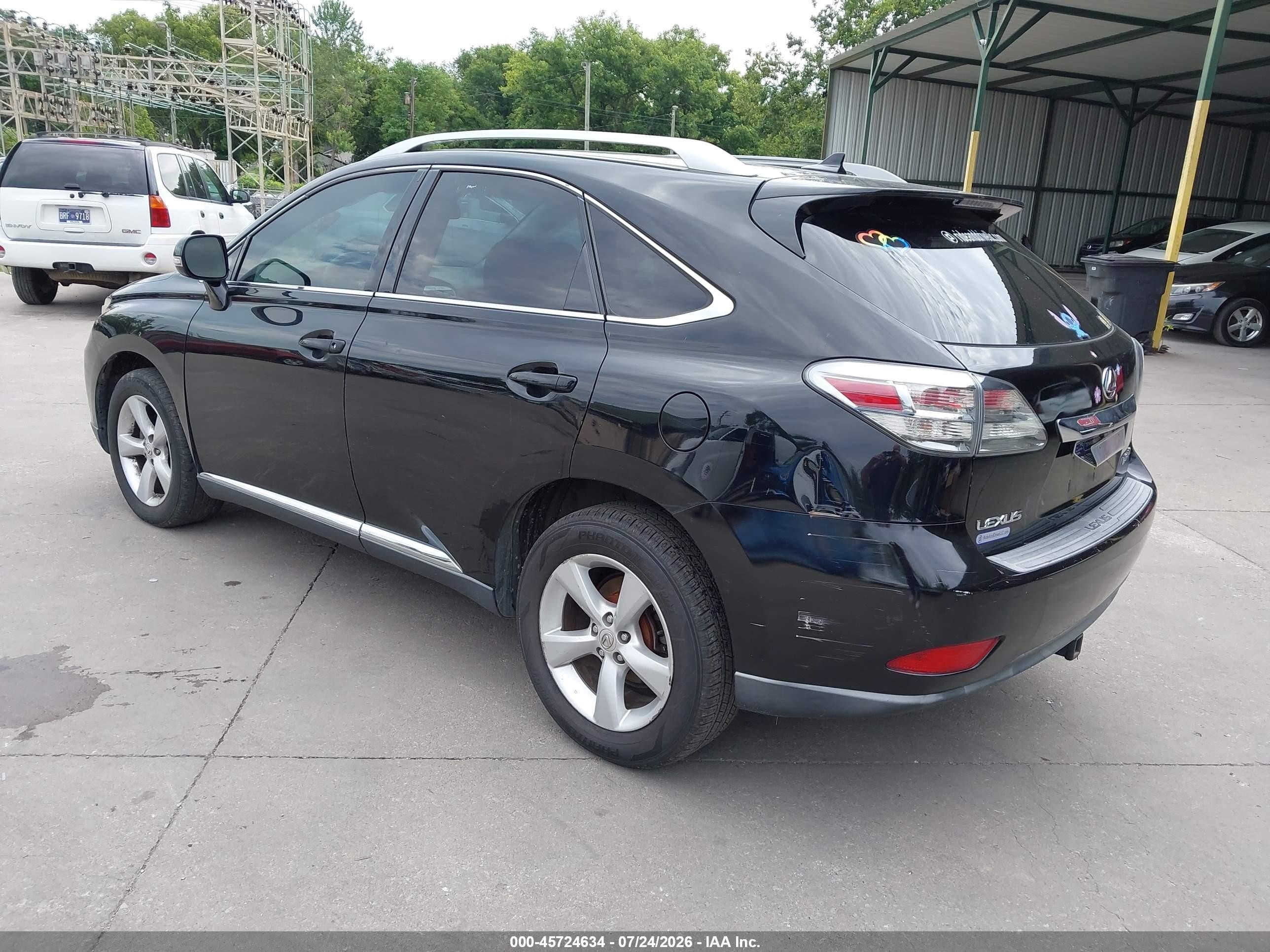 2010 Lexus Rx 350   Black vin: 2T2BK1BA3AC014251