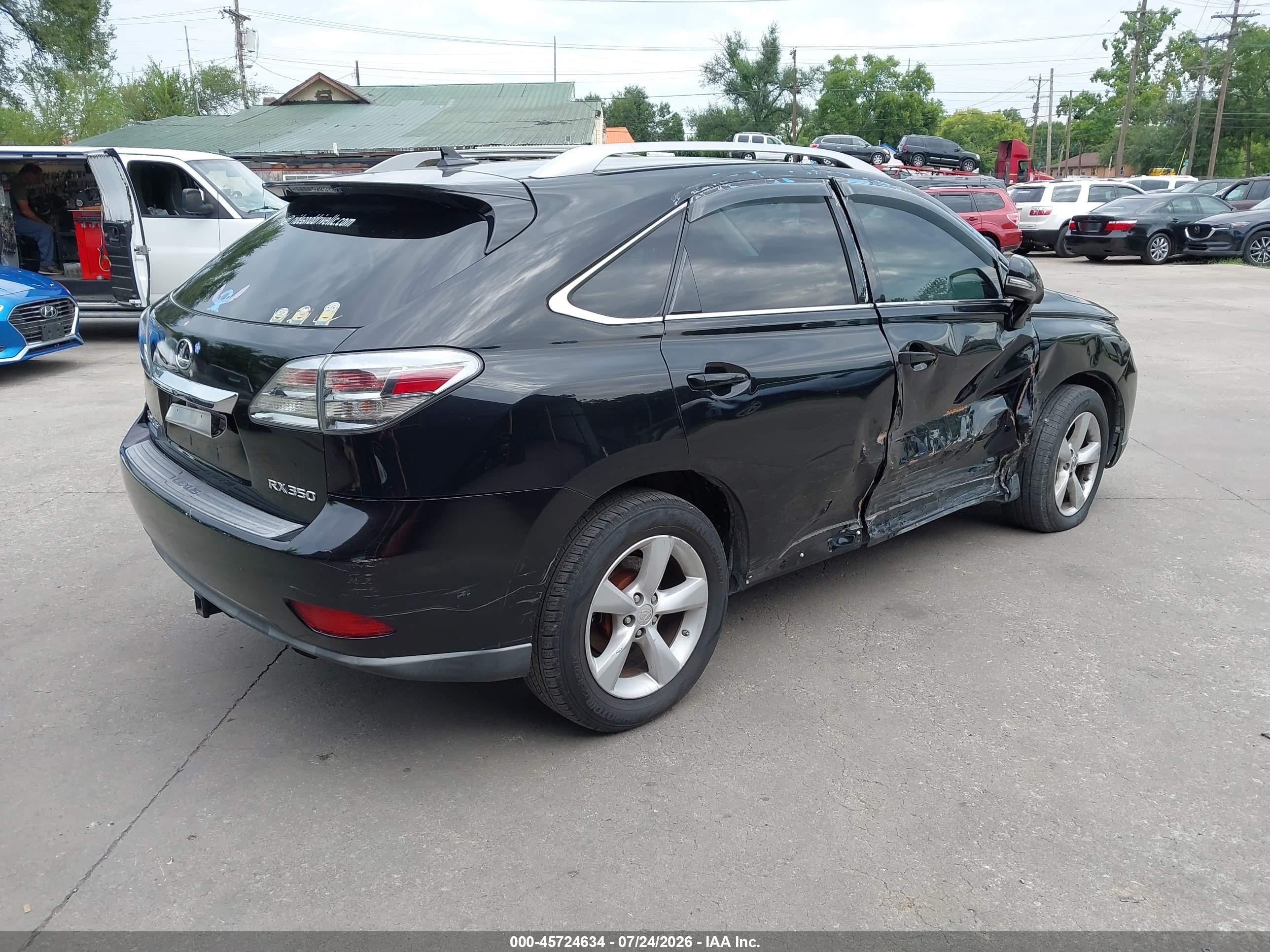 2010 Lexus Rx 350   Black vin: 2T2BK1BA3AC014251