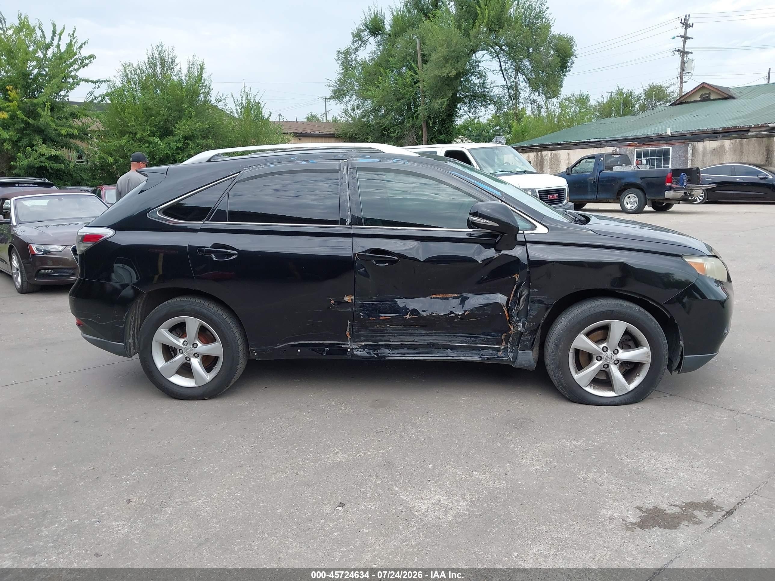 2010 Lexus Rx 350   Black vin: 2T2BK1BA3AC014251