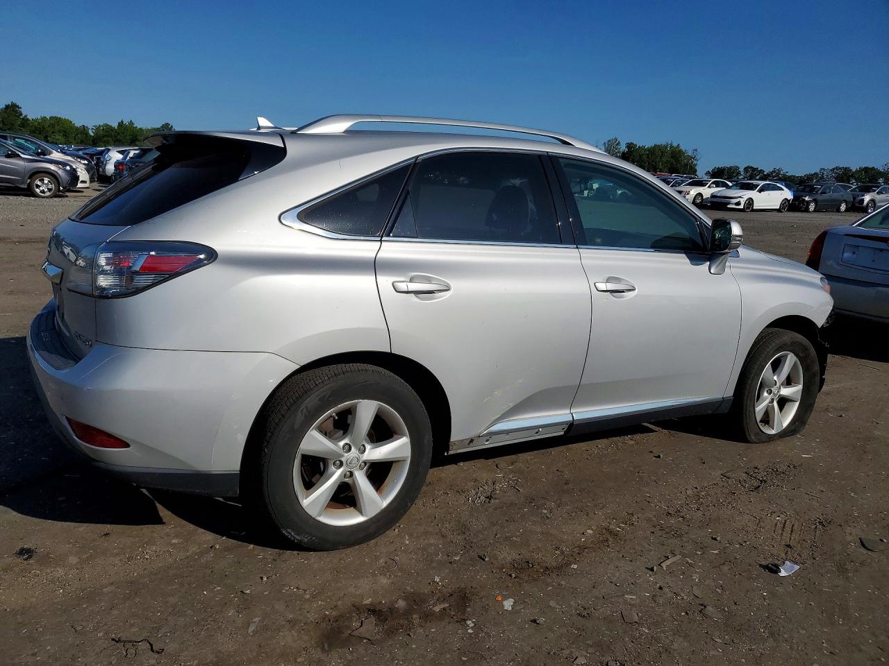 2010 Lexus Rx 350 Silver vin: 2T2BK1BA3AC018834