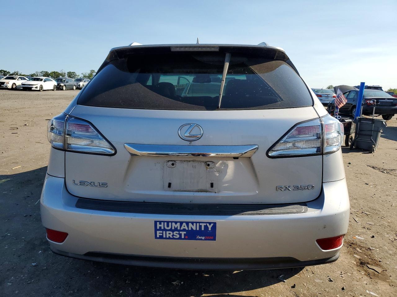 2010 Lexus Rx 350 Silver vin: 2T2BK1BA3AC018834
