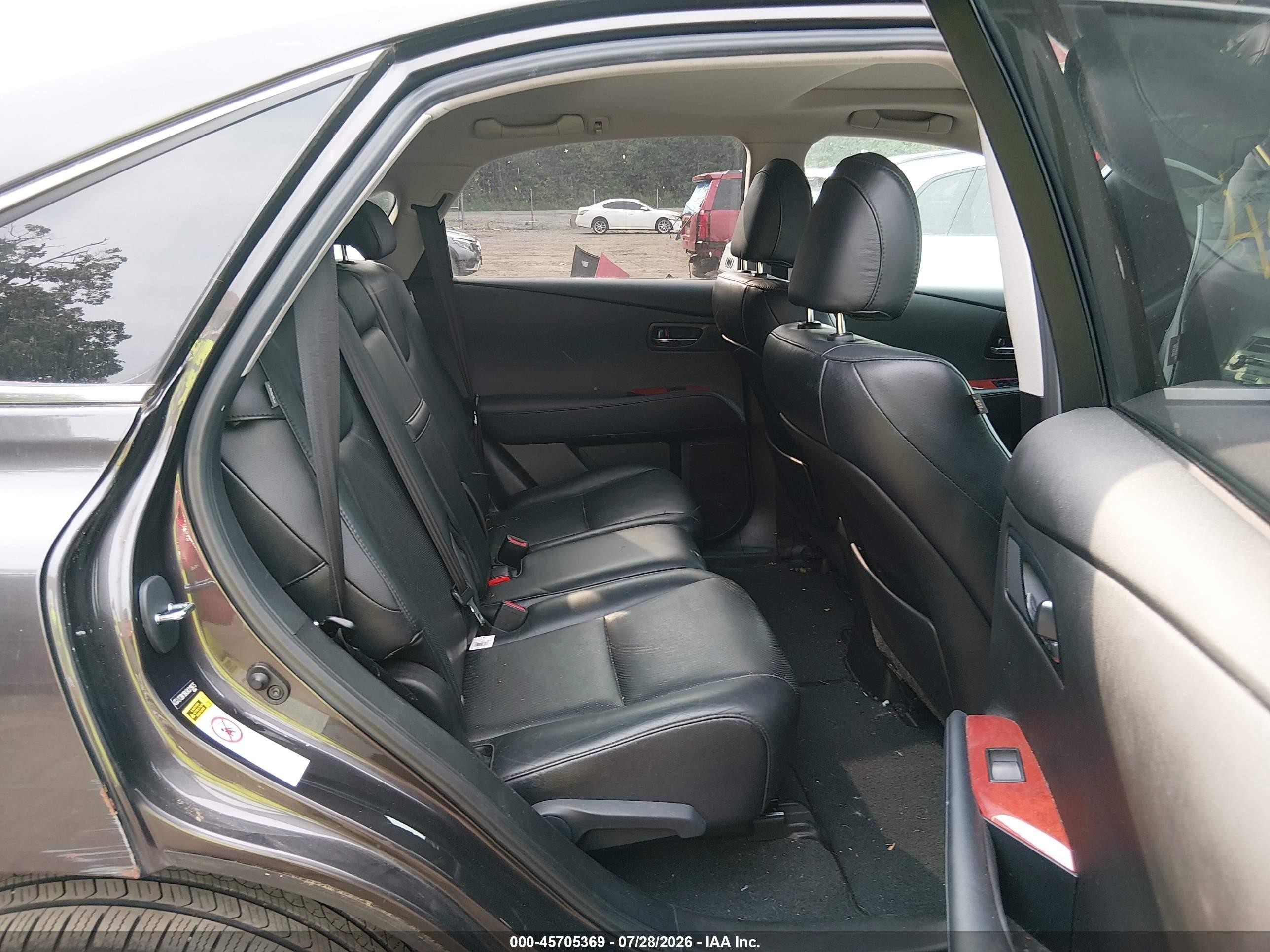2010 Lexus Rx 350   Серый vin: 2T2BK1BA3AC019675