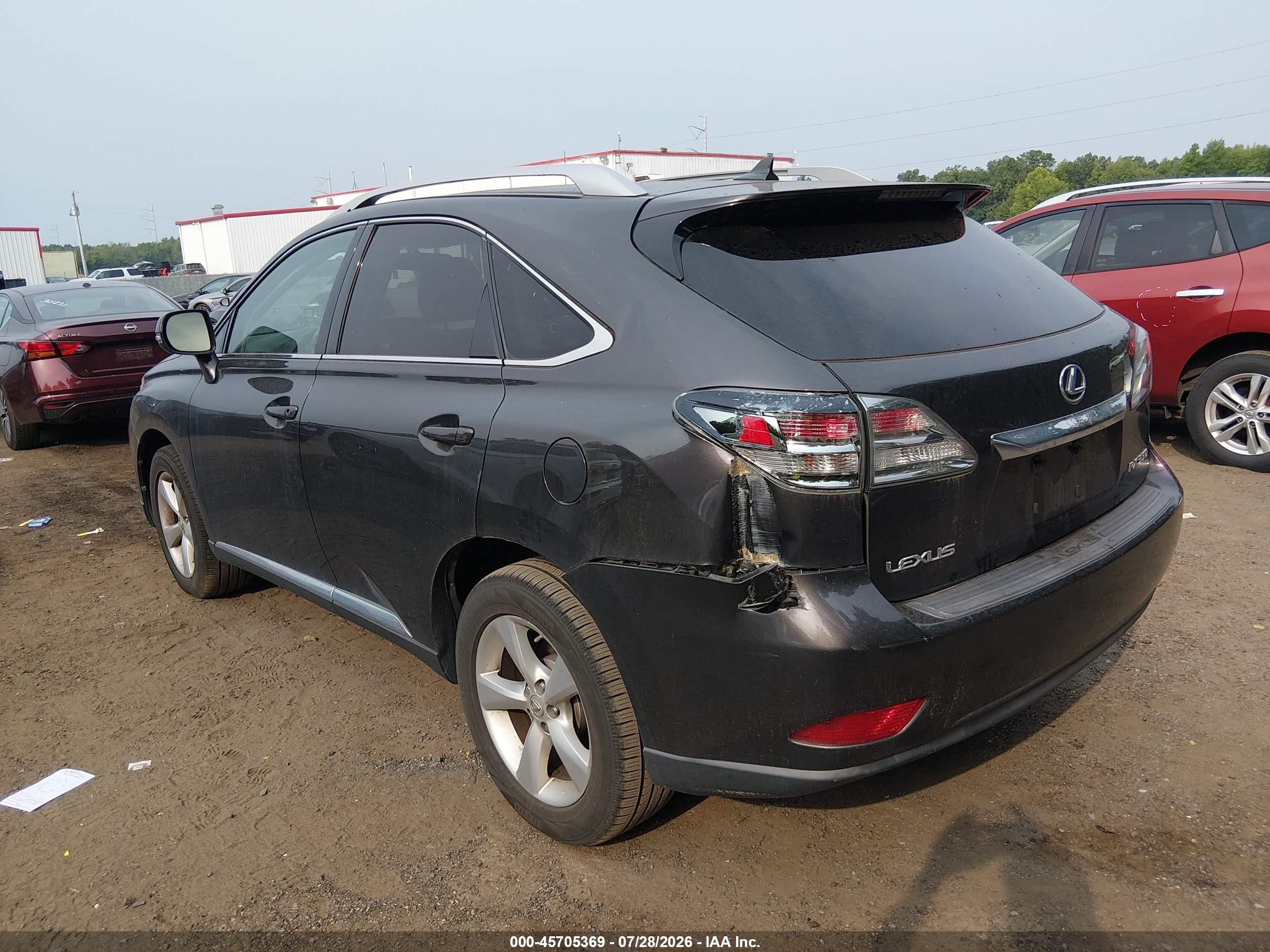 2010 Lexus Rx 350   Серый vin: 2T2BK1BA3AC019675