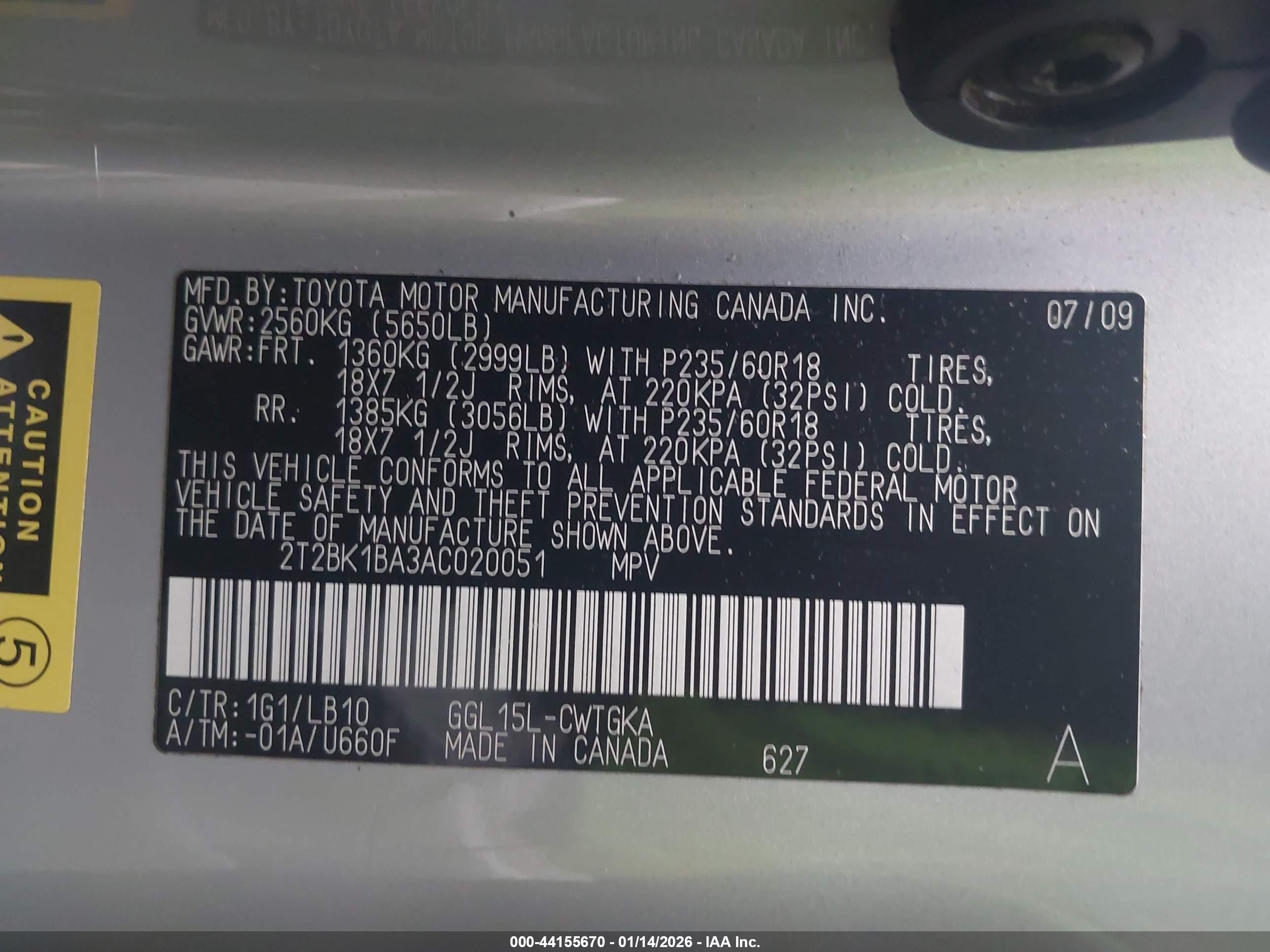 2010 Lexus Rx 350 Серебряный vin: 2T2BK1BA3AC020051
