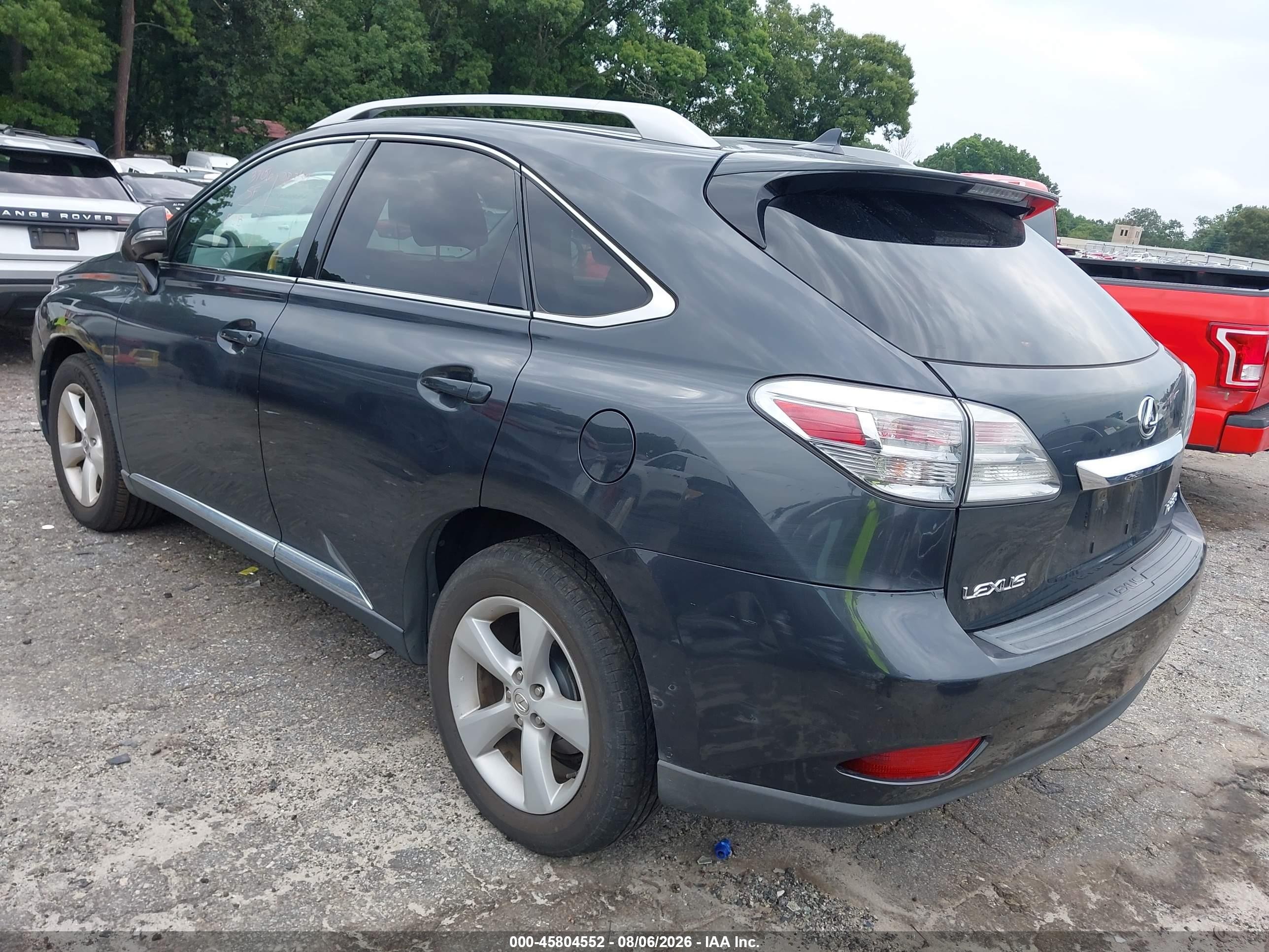 2010 Lexus Rx 350 Gray vin: 2T2BK1BA3AC024200