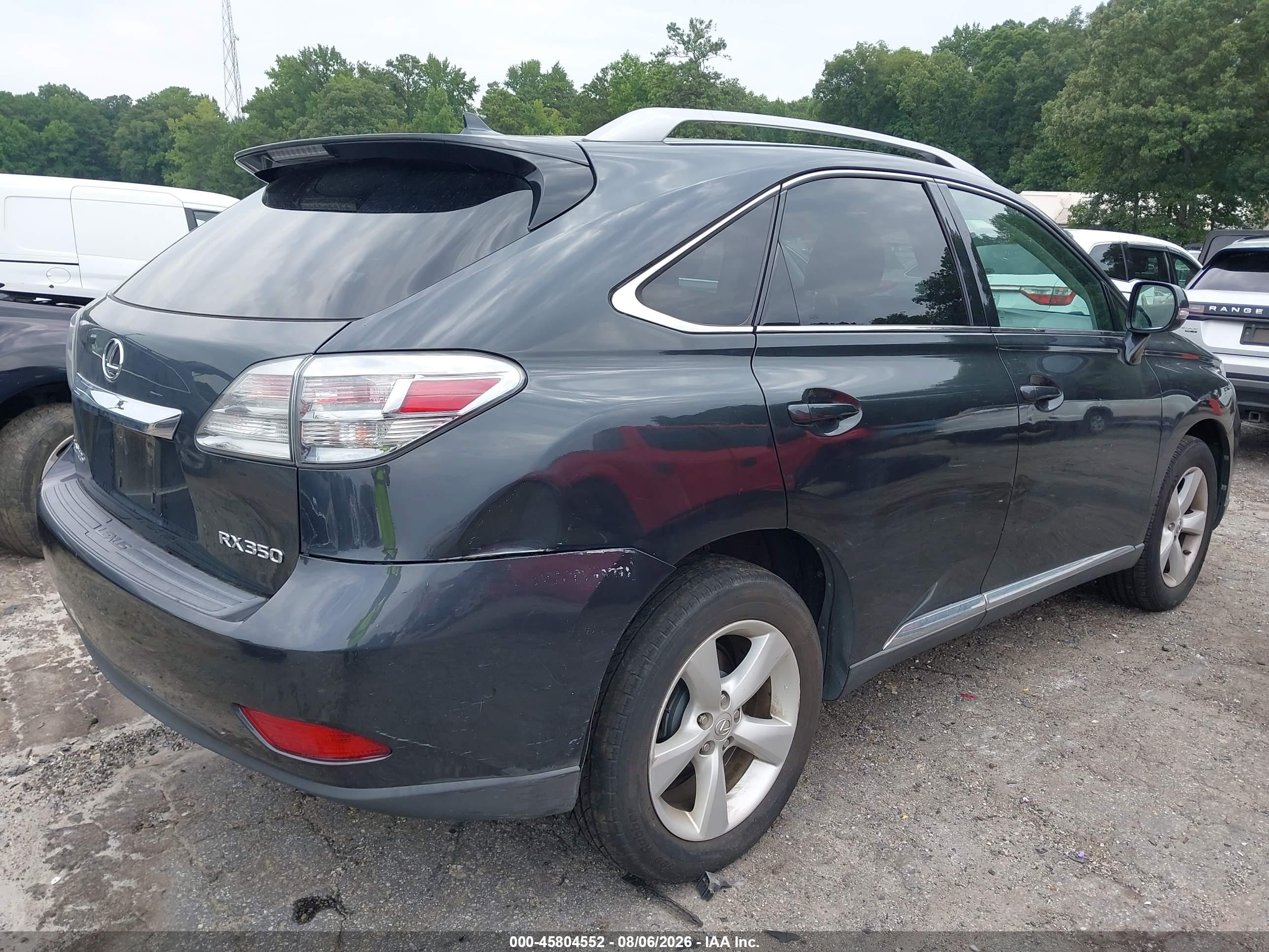 2010 Lexus Rx 350 Gray vin: 2T2BK1BA3AC024200