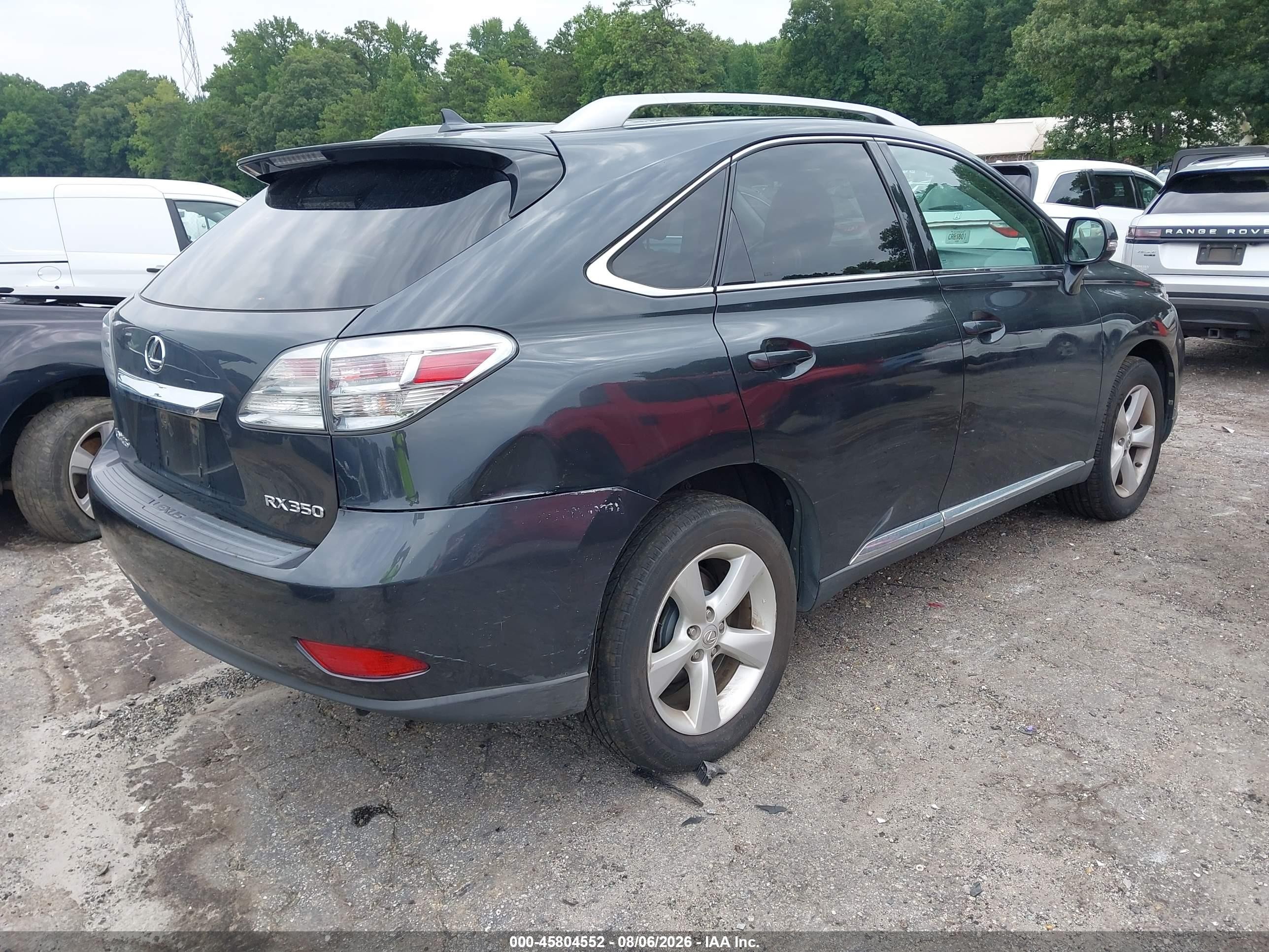 2010 Lexus Rx 350 Gray vin: 2T2BK1BA3AC024200