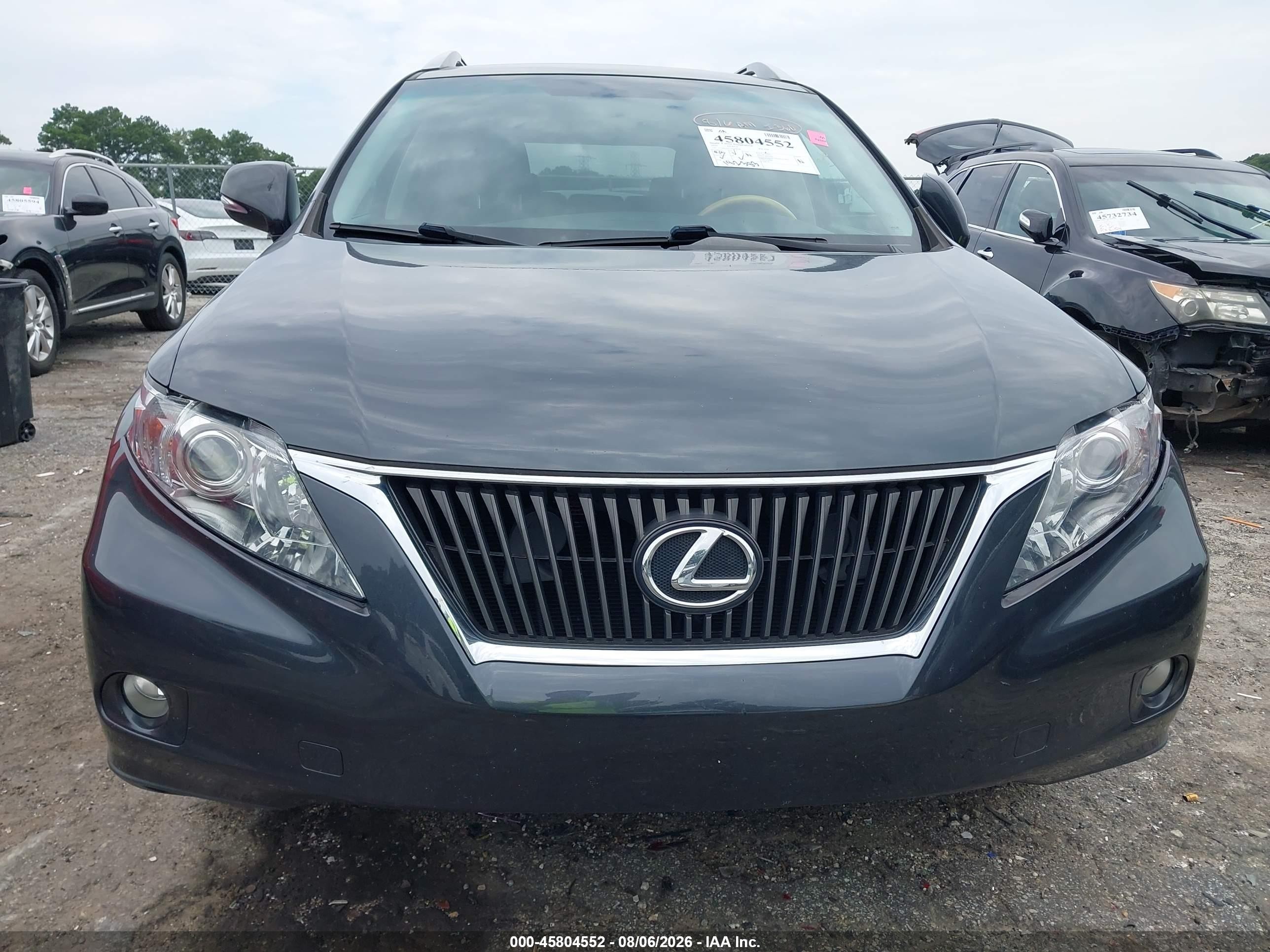 2010 Lexus Rx 350 Gray vin: 2T2BK1BA3AC024200
