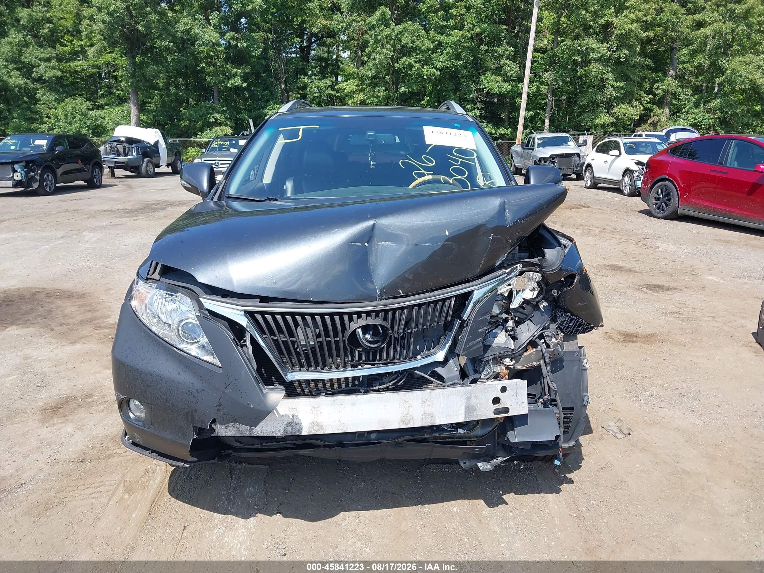 2010 Lexus Rx 350   Черный vin: 2T2BK1BA3AC043457