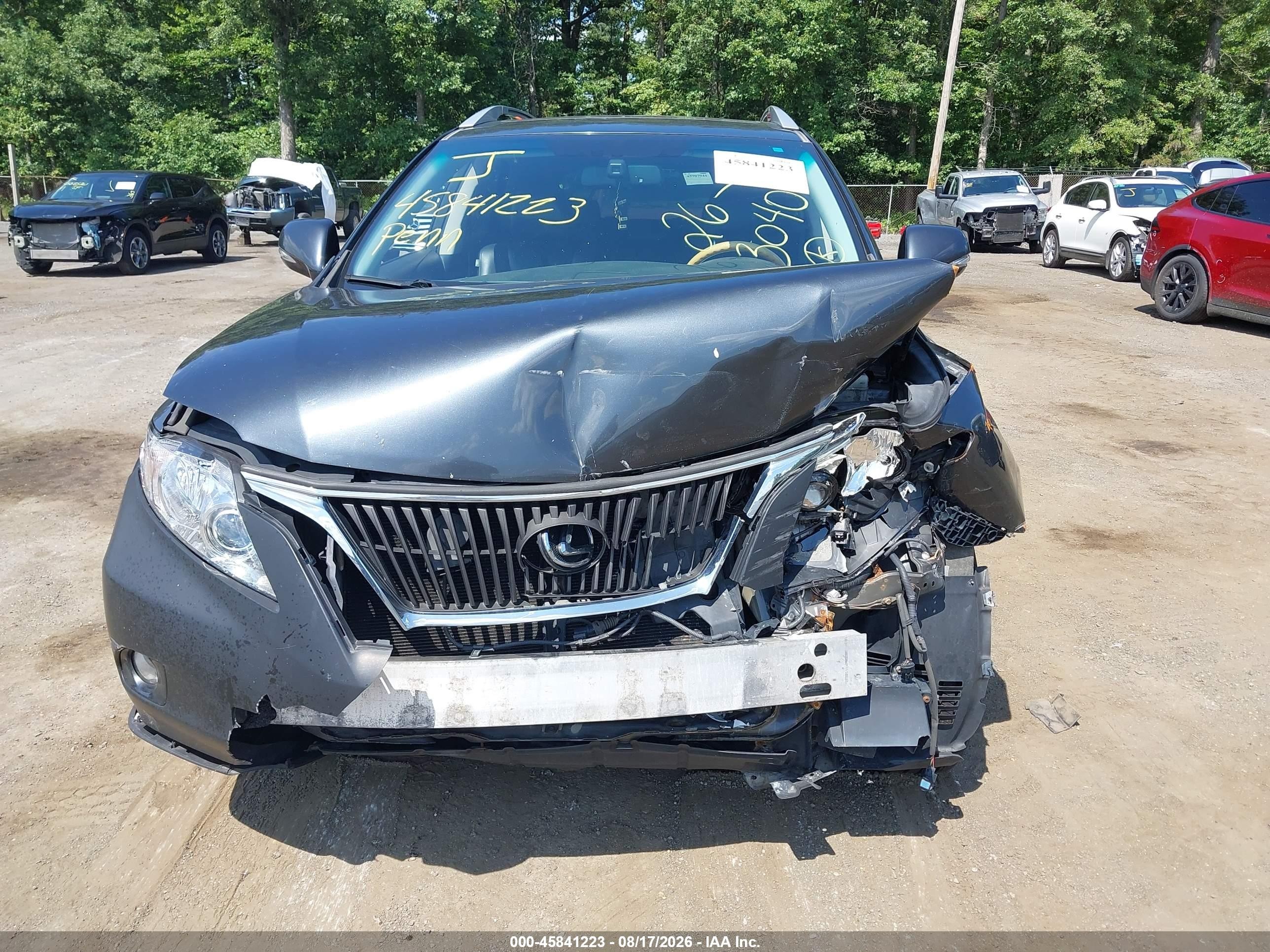 2010 Lexus Rx 350   Черный vin: 2T2BK1BA3AC043457