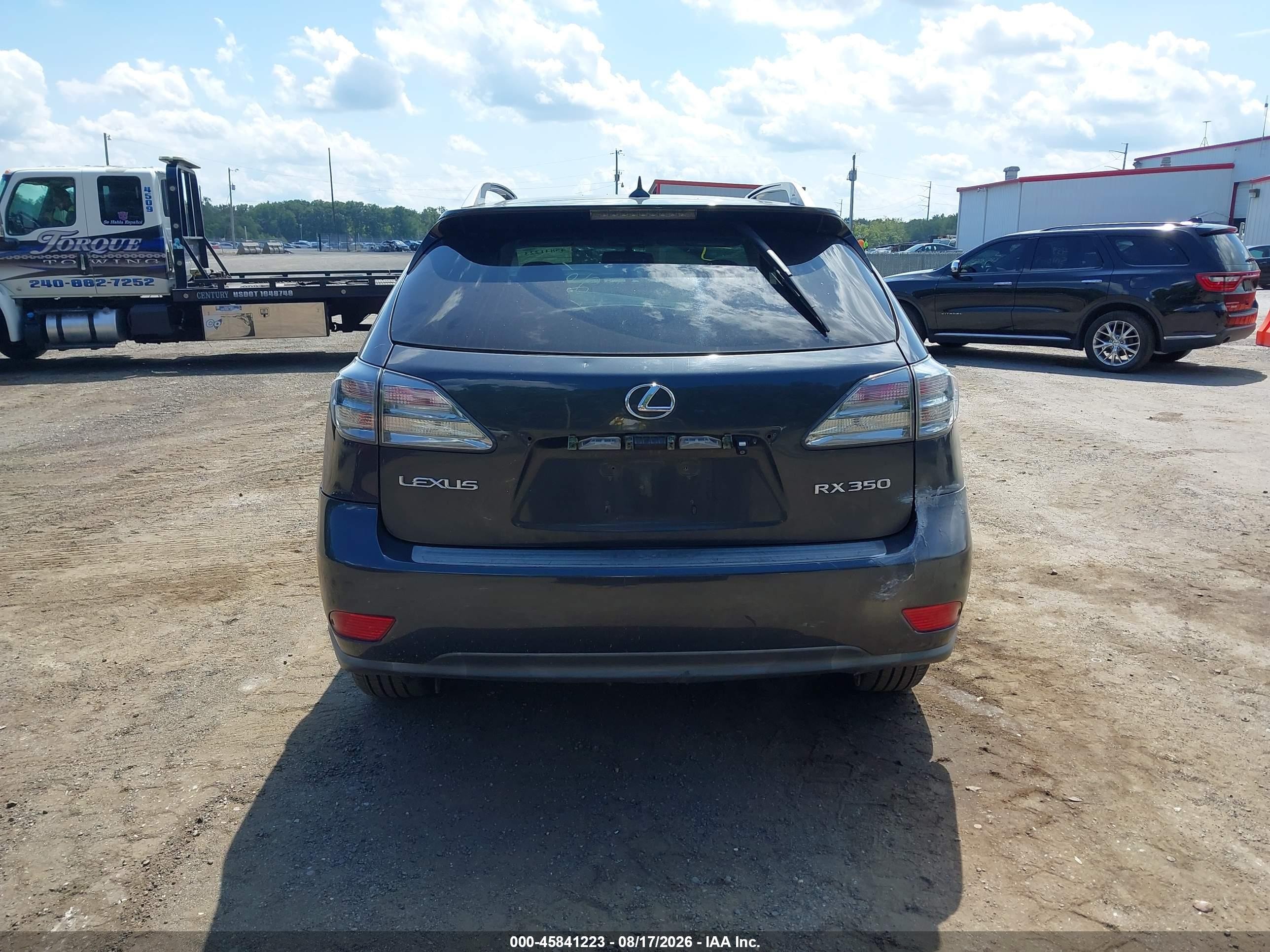 2010 Lexus Rx 350   Черный vin: 2T2BK1BA3AC043457