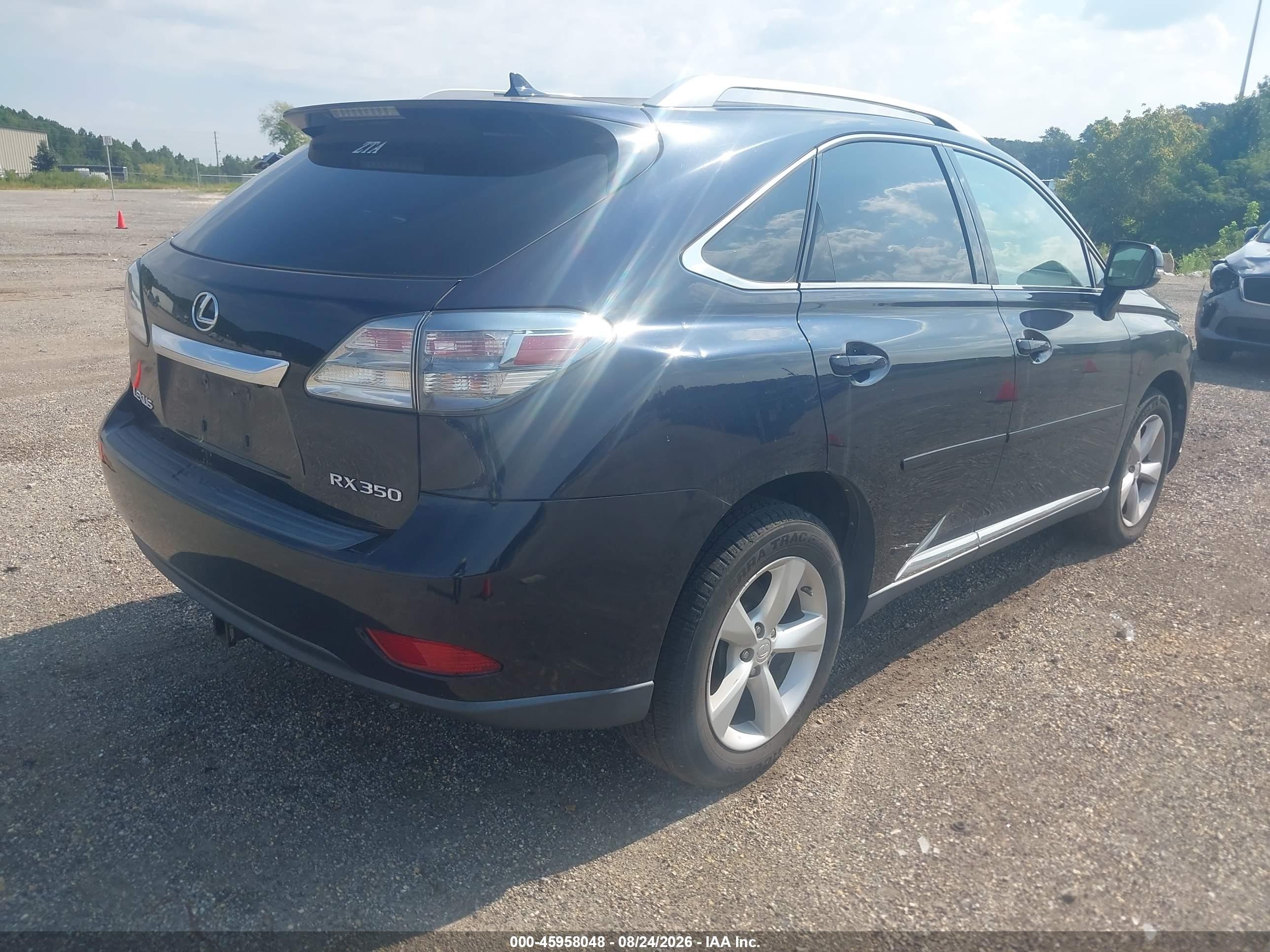 2010 Lexus Rx 350   Blue vin: 2T2BK1BA3AC044270