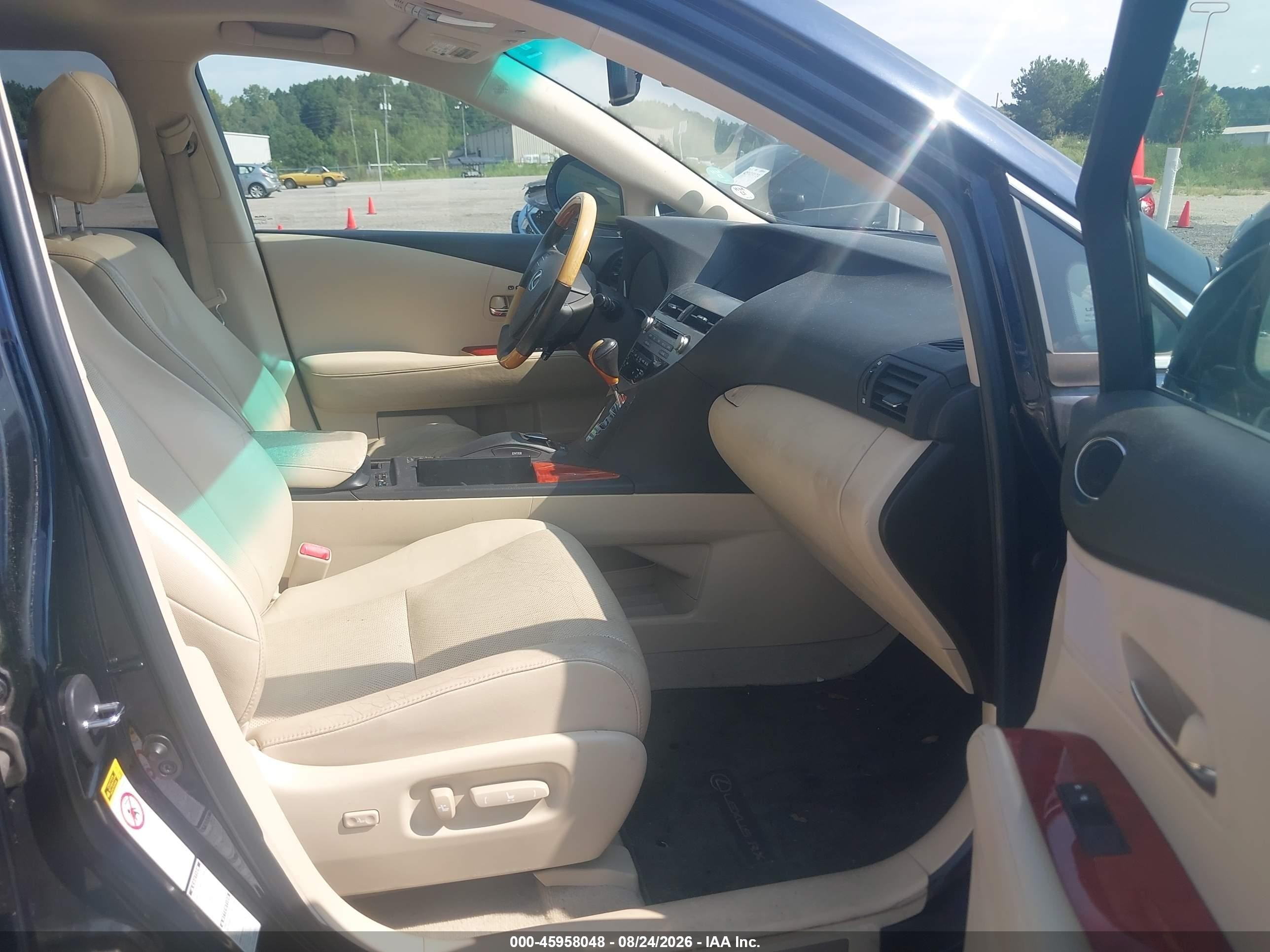 2010 Lexus Rx 350   Blue vin: 2T2BK1BA3AC044270