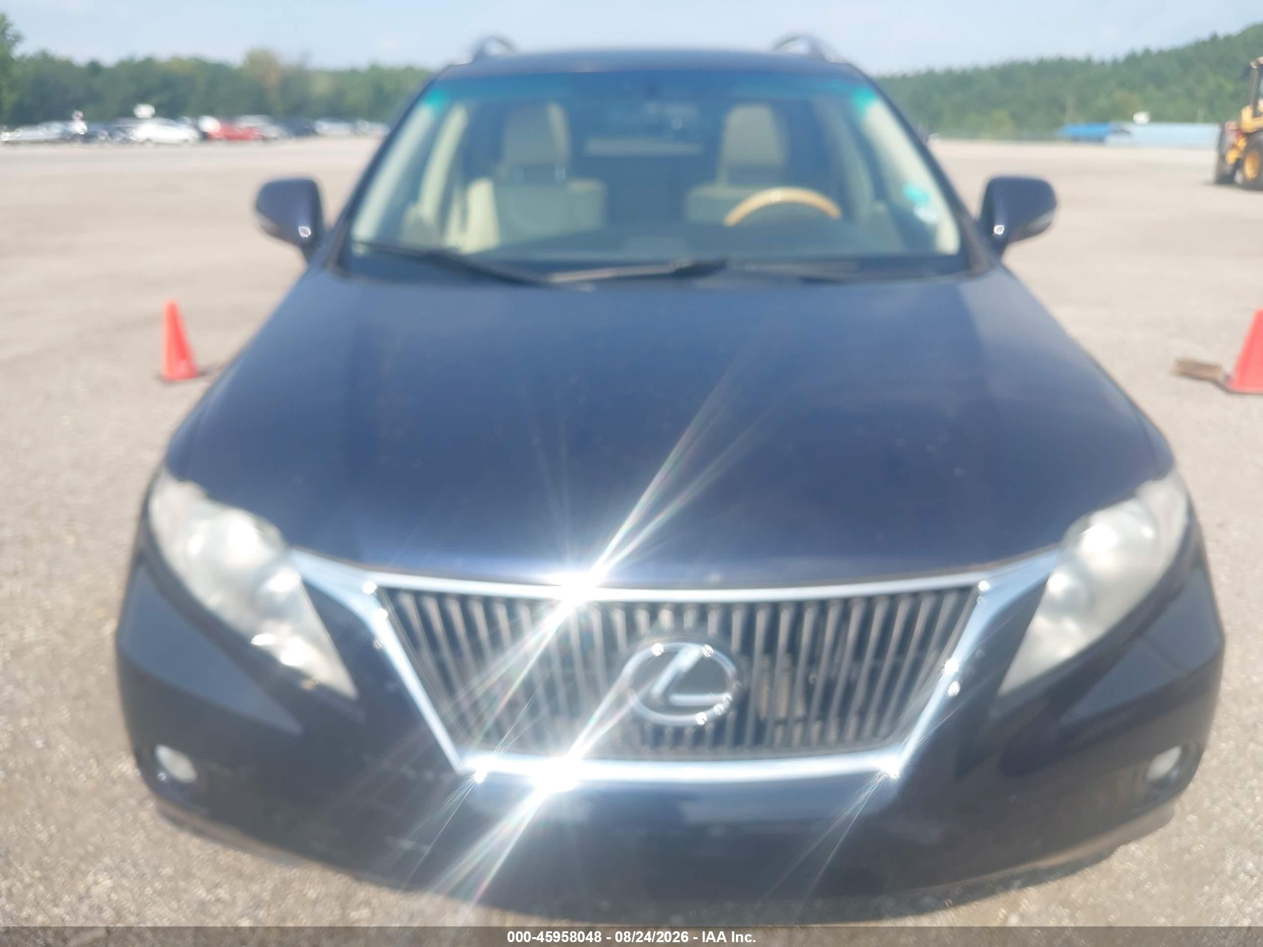 2010 Lexus Rx 350   Blue vin: 2T2BK1BA3AC044270
