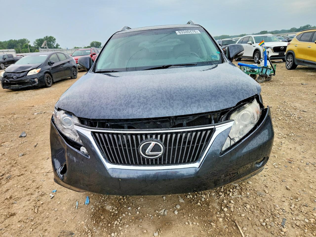 2010 Lexus Rx 350 Charcoal vin: 2T2BK1BA3AC045404