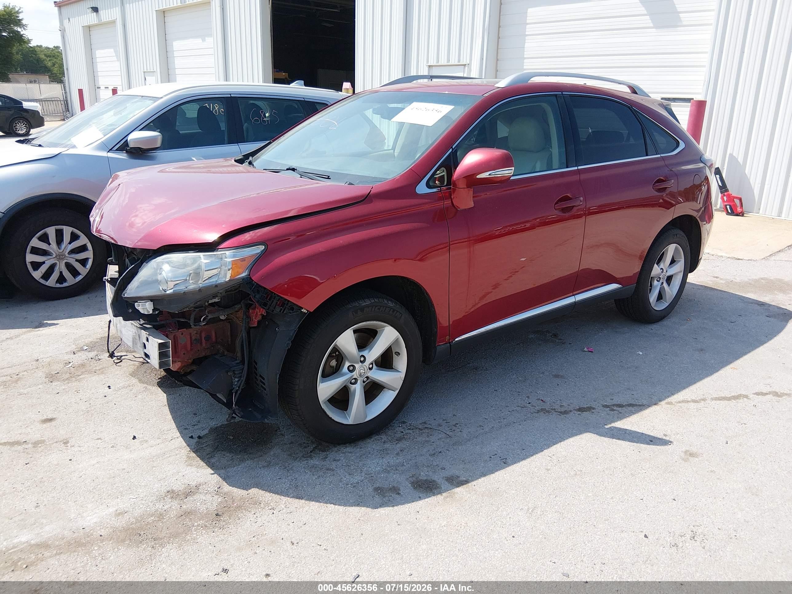 2010 Lexus Rx 350   Red vin: 2T2BK1BA3AC056869