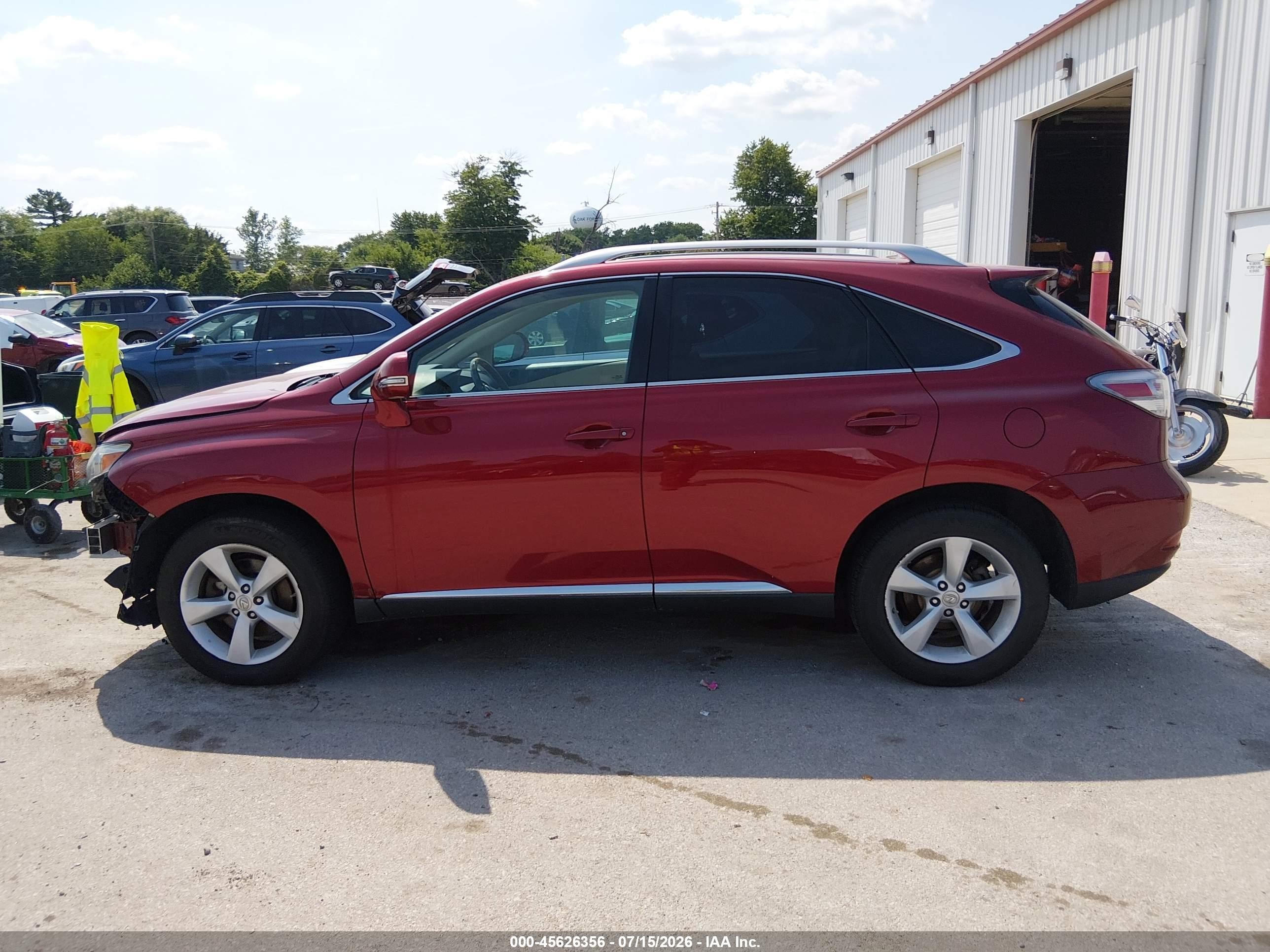 2010 Lexus Rx 350   Red vin: 2T2BK1BA3AC056869