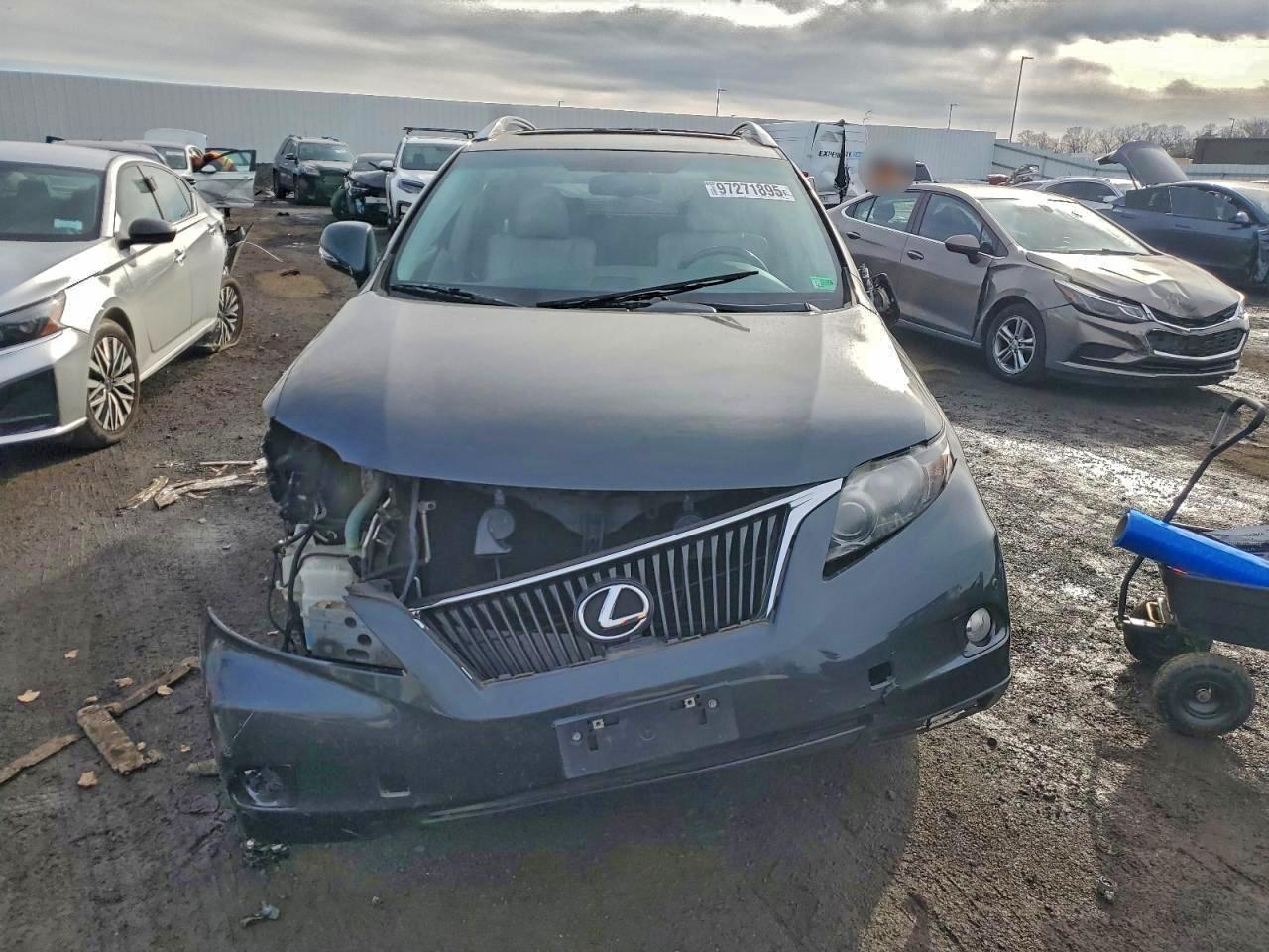2010 Lexus Rx 350 Charcoal vin: 2T2BK1BA3AC059433