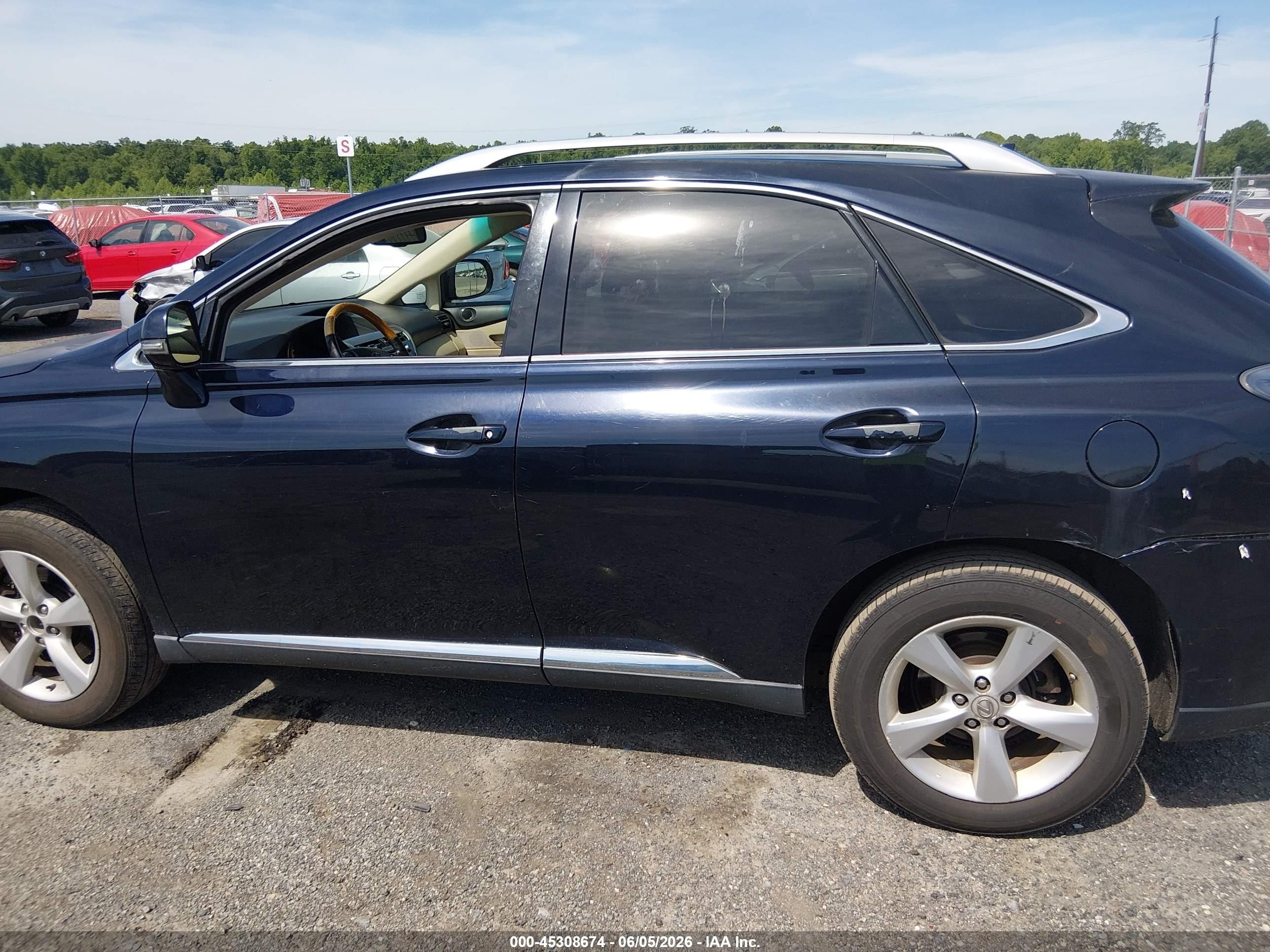 2010 Lexus Rx 350   Blue vin: 2T2BK1BA3AC059562