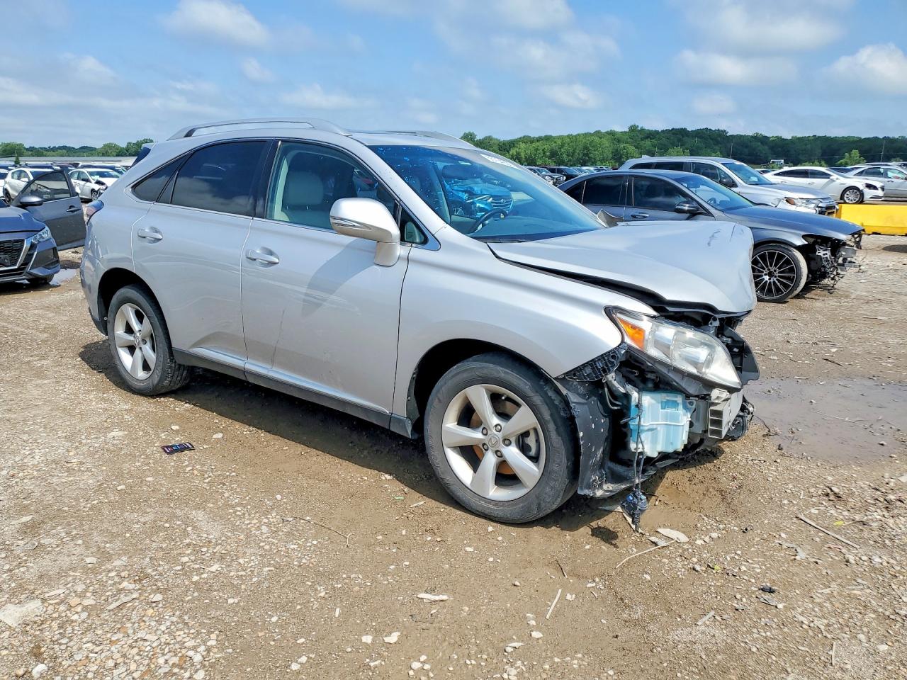2010 Lexus Rx 350 Silver vin: 2T2BK1BA3AC065636
