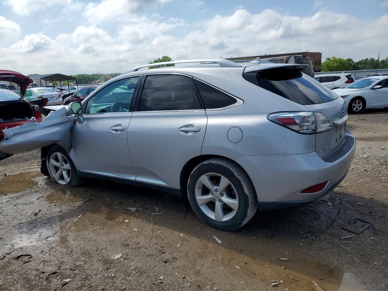 2010 Lexus Rx 350 Silver vin: 2T2BK1BA3AC065636