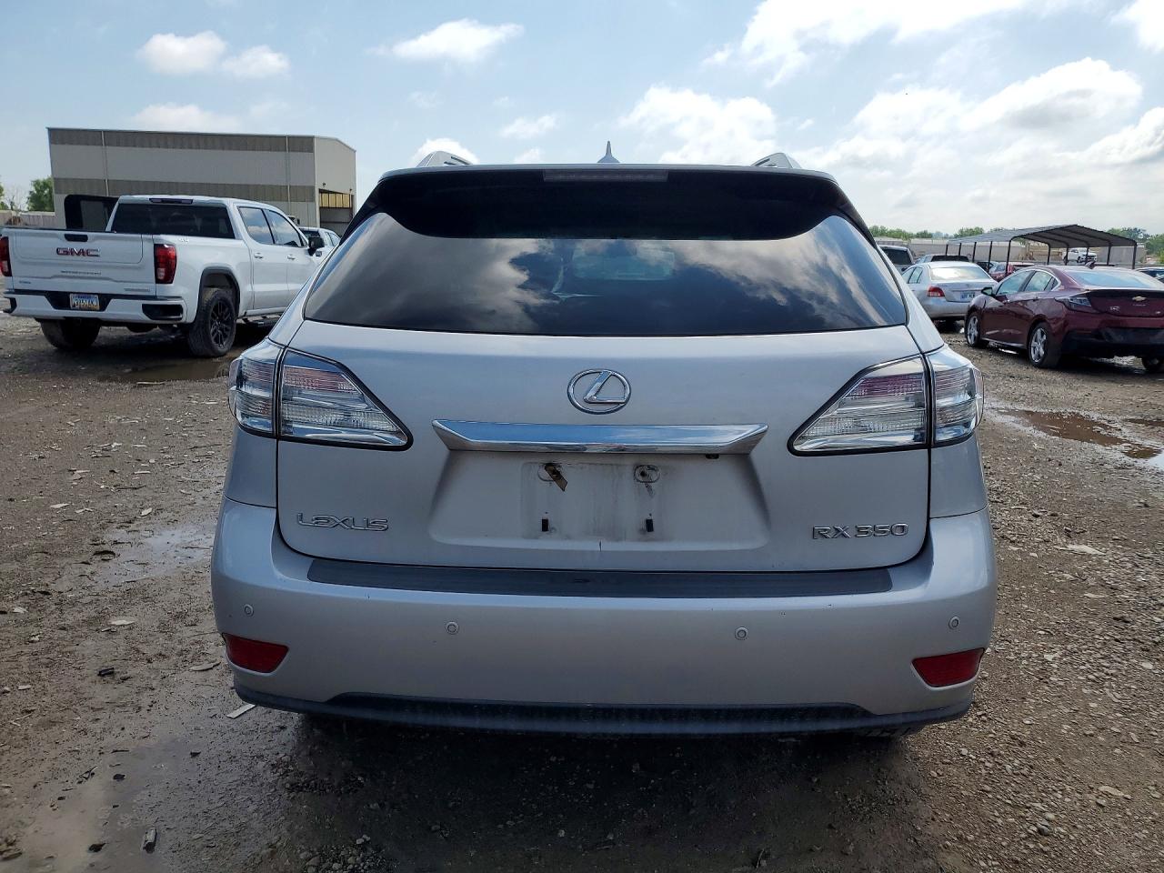 2010 Lexus Rx 350 Silver vin: 2T2BK1BA3AC065636