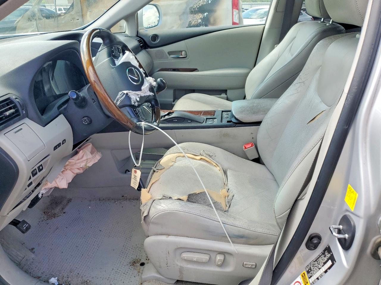 2010 Lexus Rx 350 Silver vin: 2T2BK1BA3AC065636