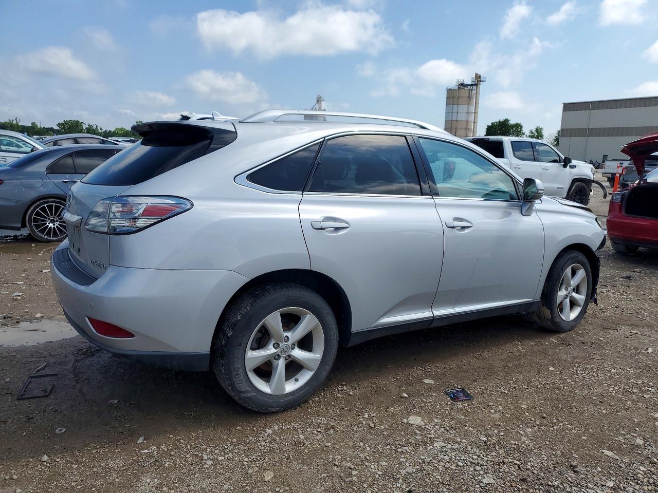 2010 Lexus Rx 350 Silver vin: 2T2BK1BA3AC065636
