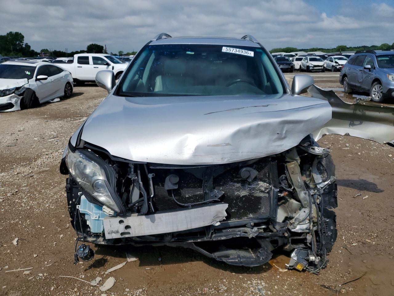 2010 Lexus Rx 350 Silver vin: 2T2BK1BA3AC065636
