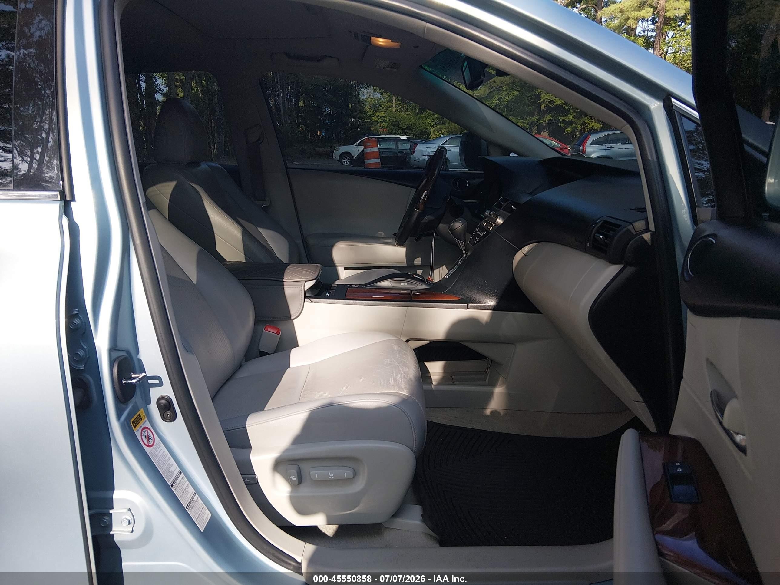 2011 Lexus Rx 350   Light Blue vin: 2T2BK1BA3BC085533