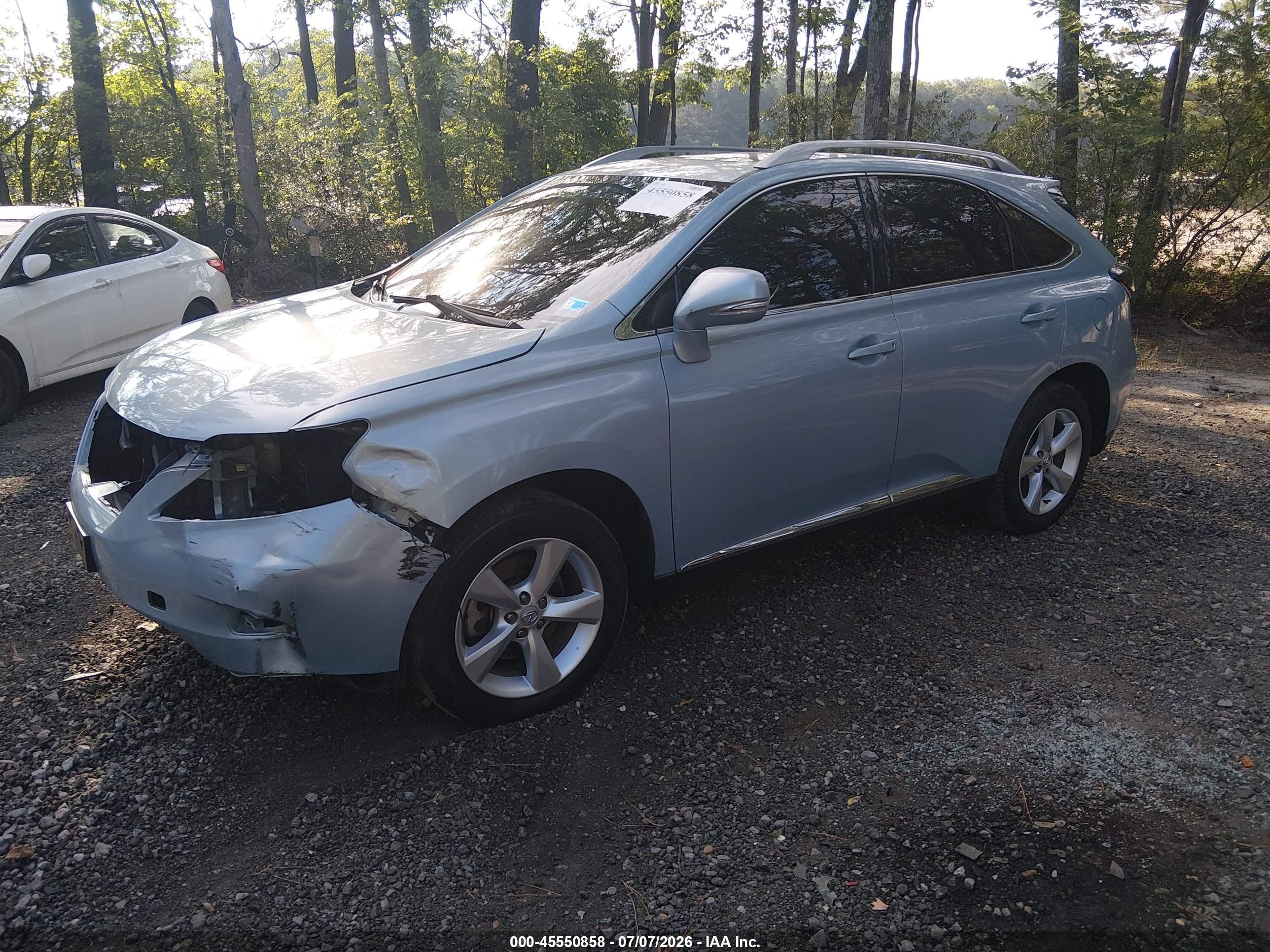 2011 Lexus Rx 350   Light Blue vin: 2T2BK1BA3BC085533