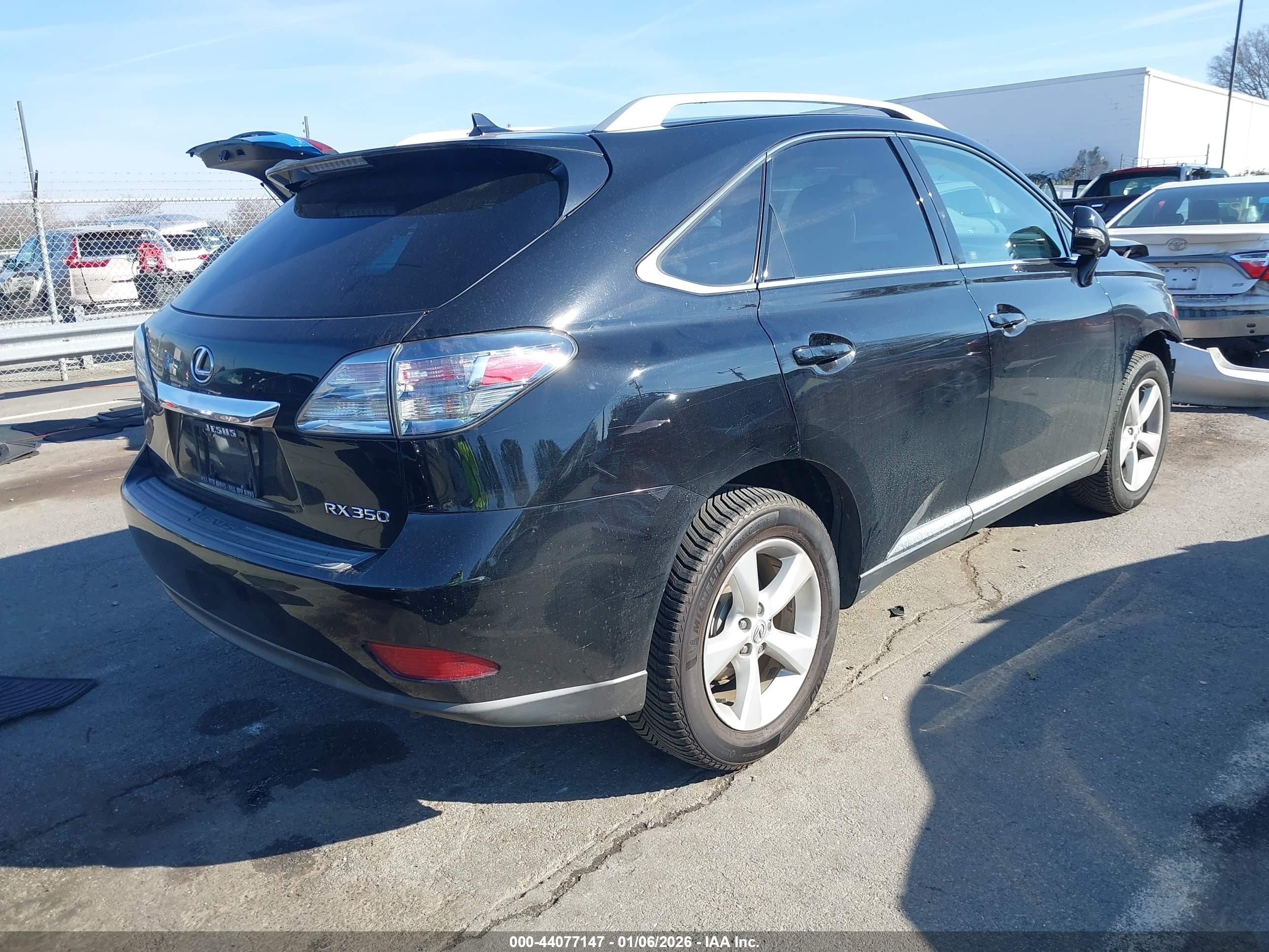 2011 Lexus Rx 350   Black vin: 2T2BK1BA3BC092949