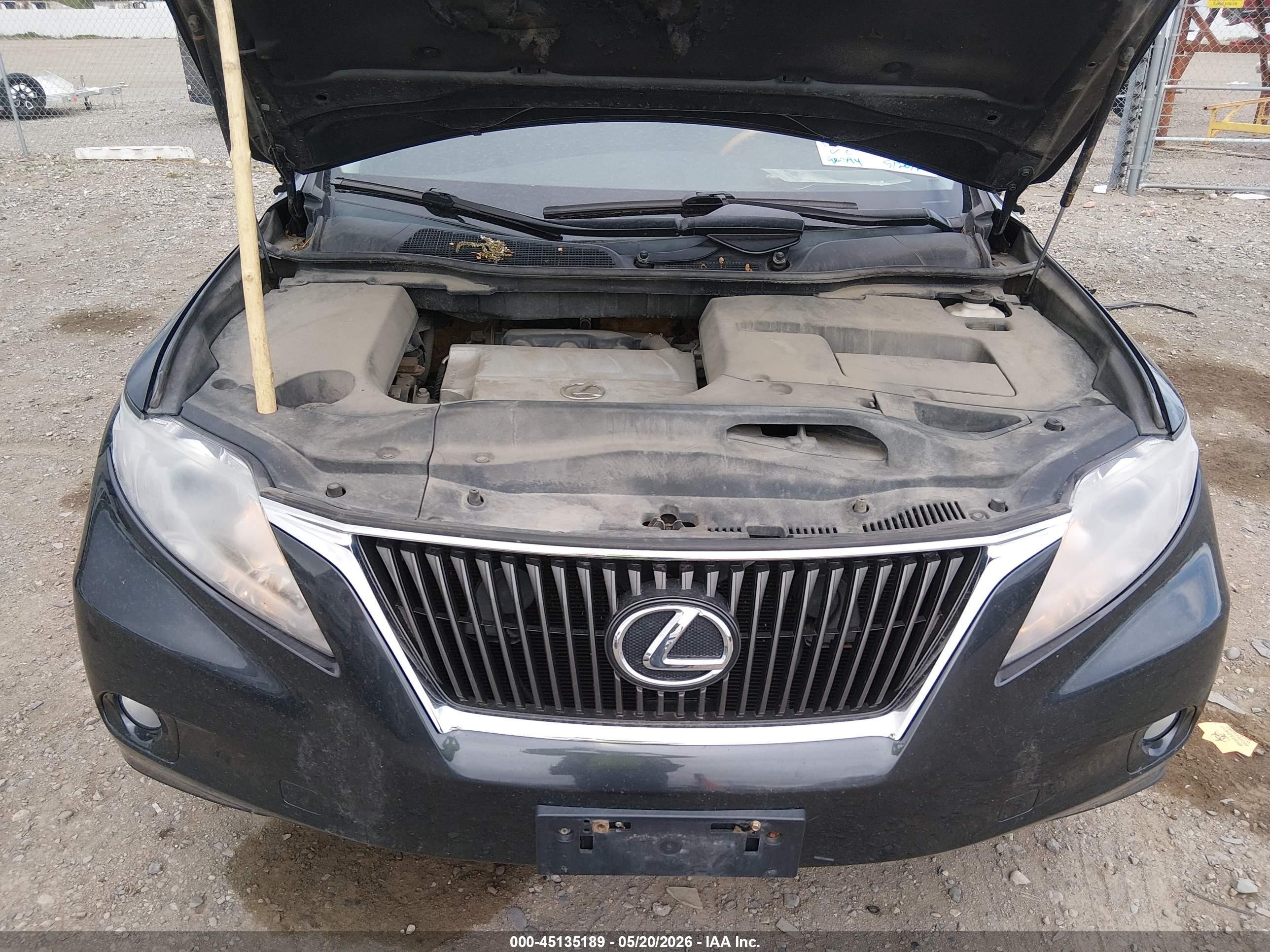 2011 Lexus Rx 350 Black vin: 2T2BK1BA3BC096631