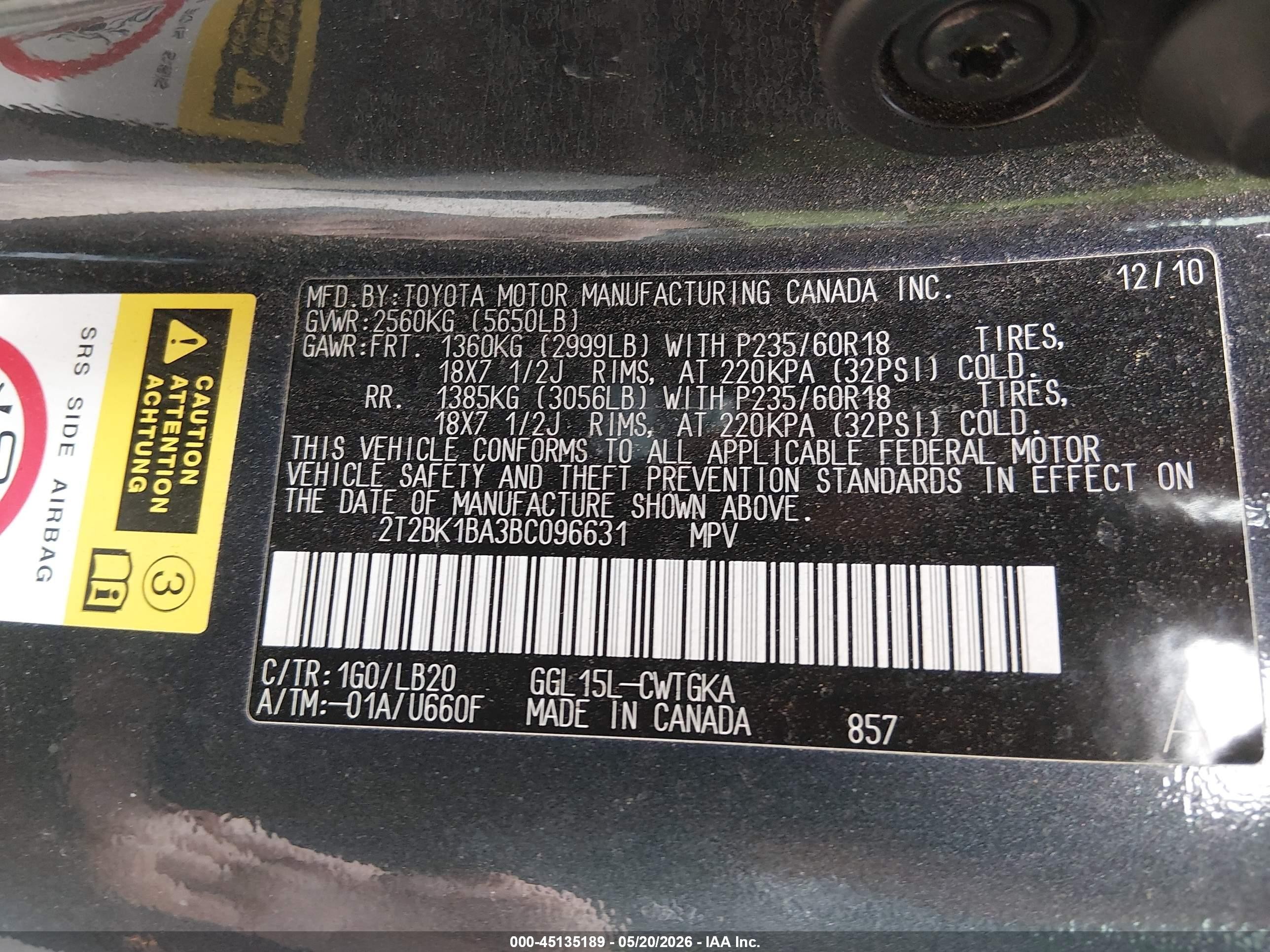 2011 Lexus Rx 350 Black vin: 2T2BK1BA3BC096631