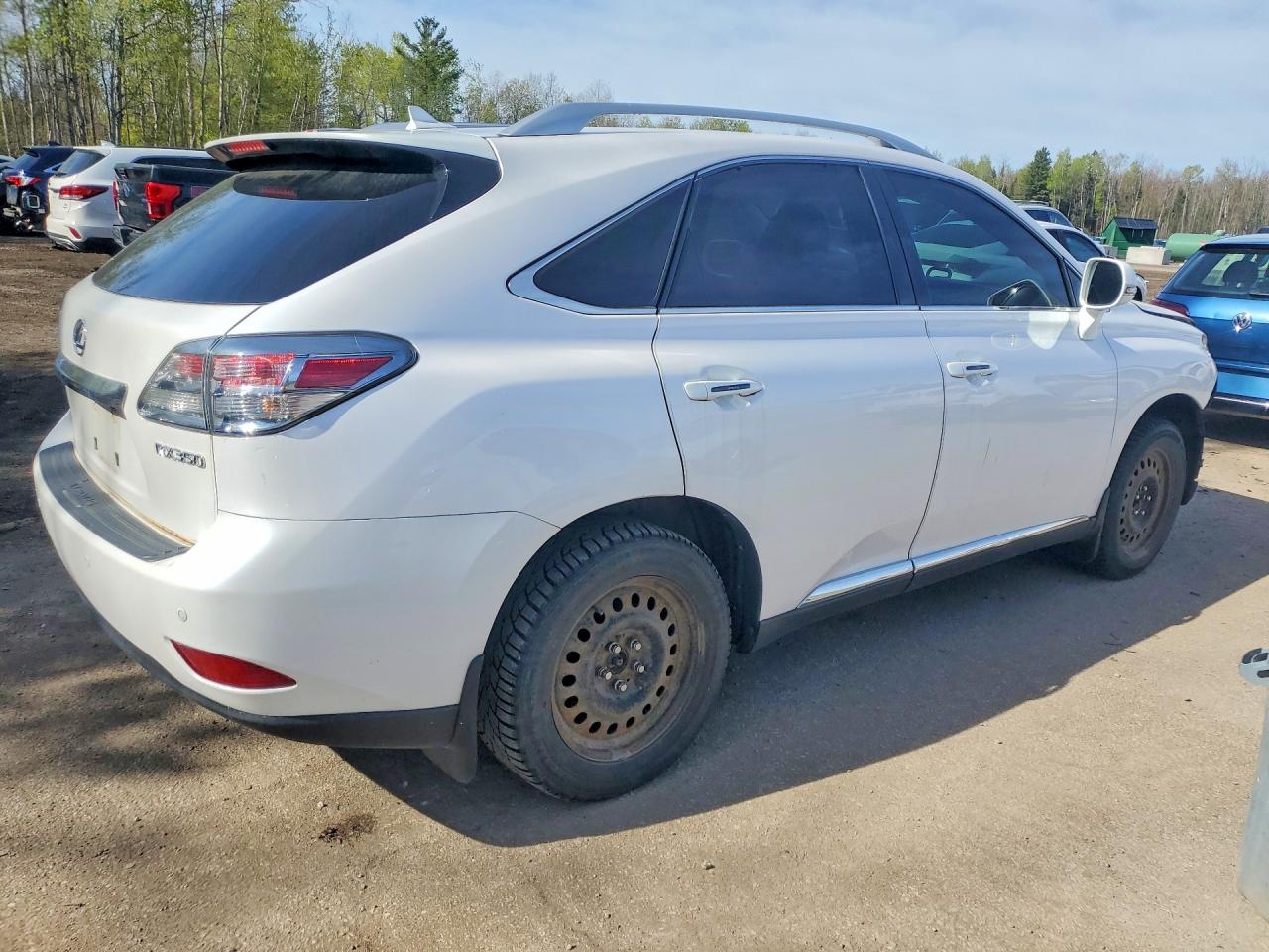 2011 Lexus Rx 350 Base White vin: 2T2BK1BA3BC098654