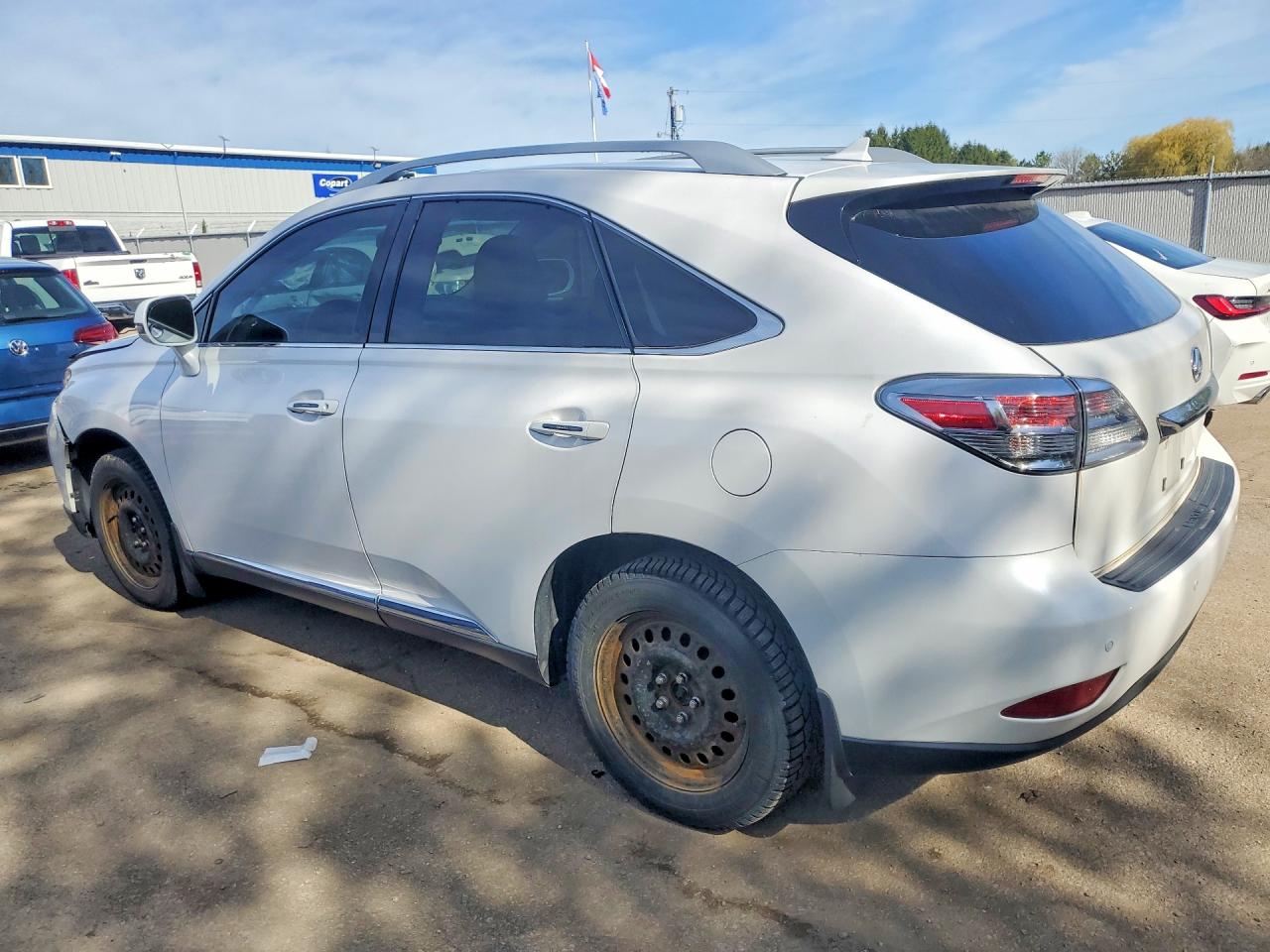 2011 Lexus Rx 350 Base White vin: 2T2BK1BA3BC098654