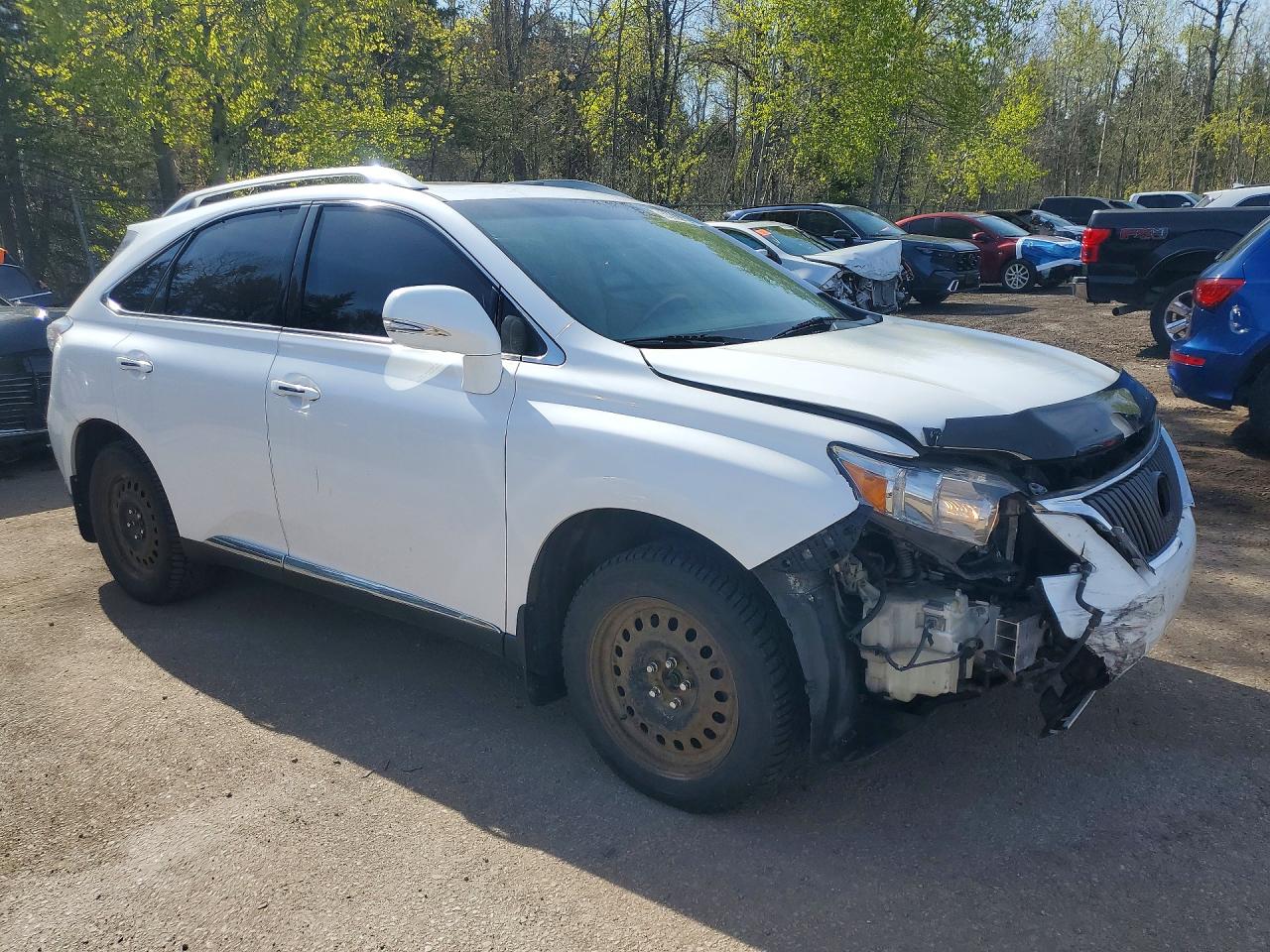 2011 Lexus Rx 350 Base White vin: 2T2BK1BA3BC098654
