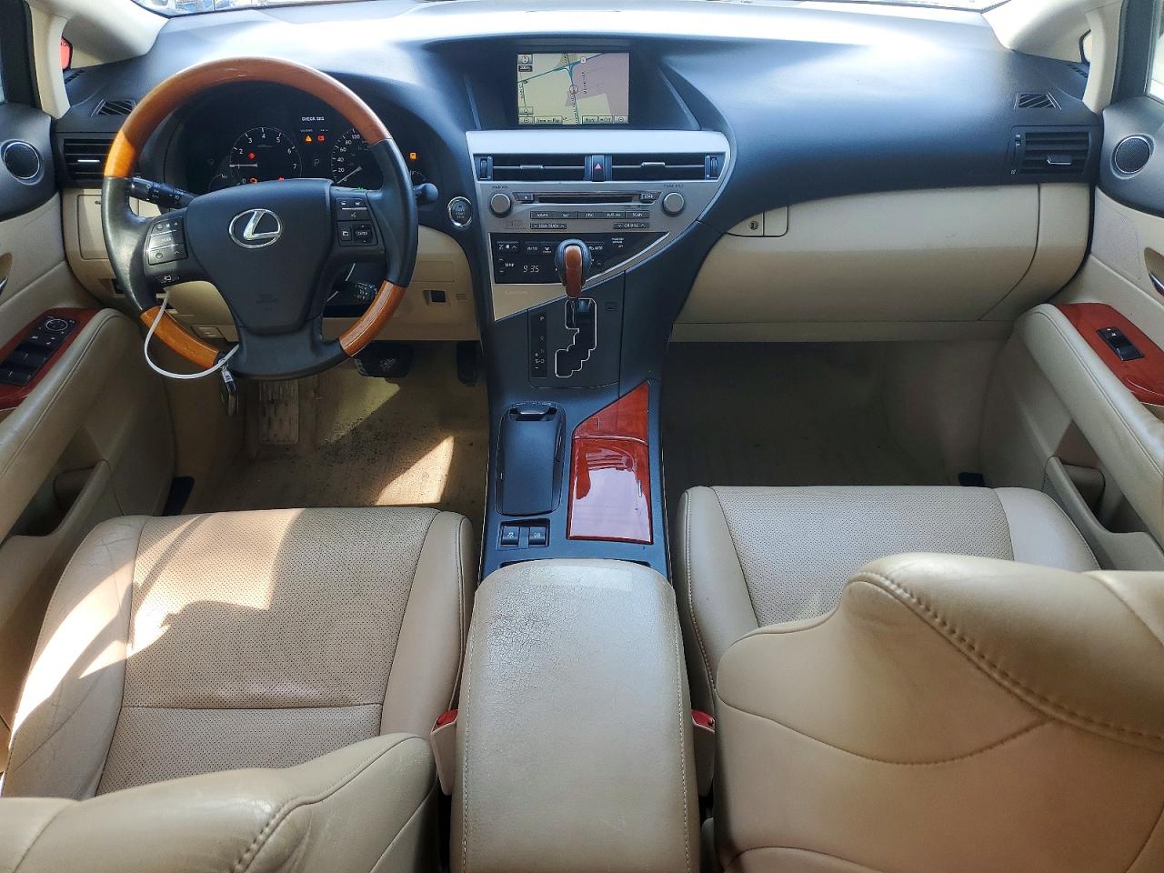 2011 Lexus Rx 350 Base White vin: 2T2BK1BA3BC098654