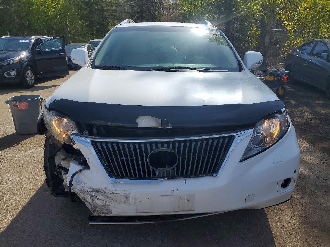 2011 Lexus Rx 350 Base White vin: 2T2BK1BA3BC098654