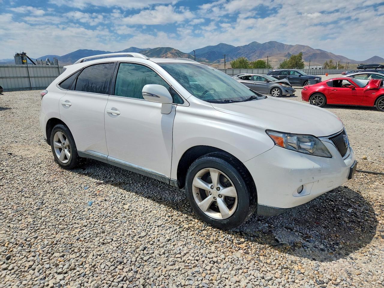 2011 Lexus Rx 350 White vin: 2T2BK1BA3BC100337