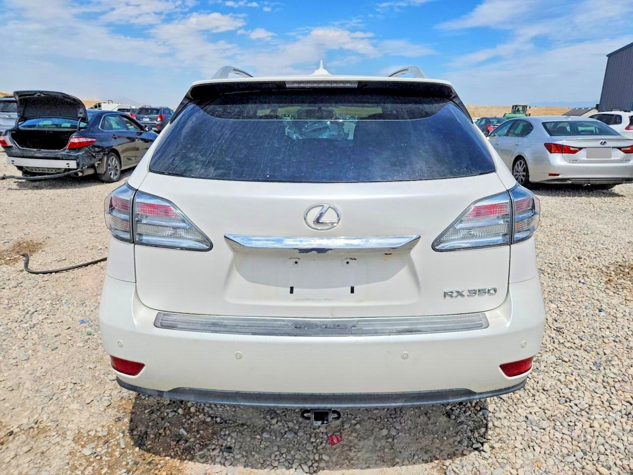 2011 Lexus Rx 350 White vin: 2T2BK1BA3BC100337