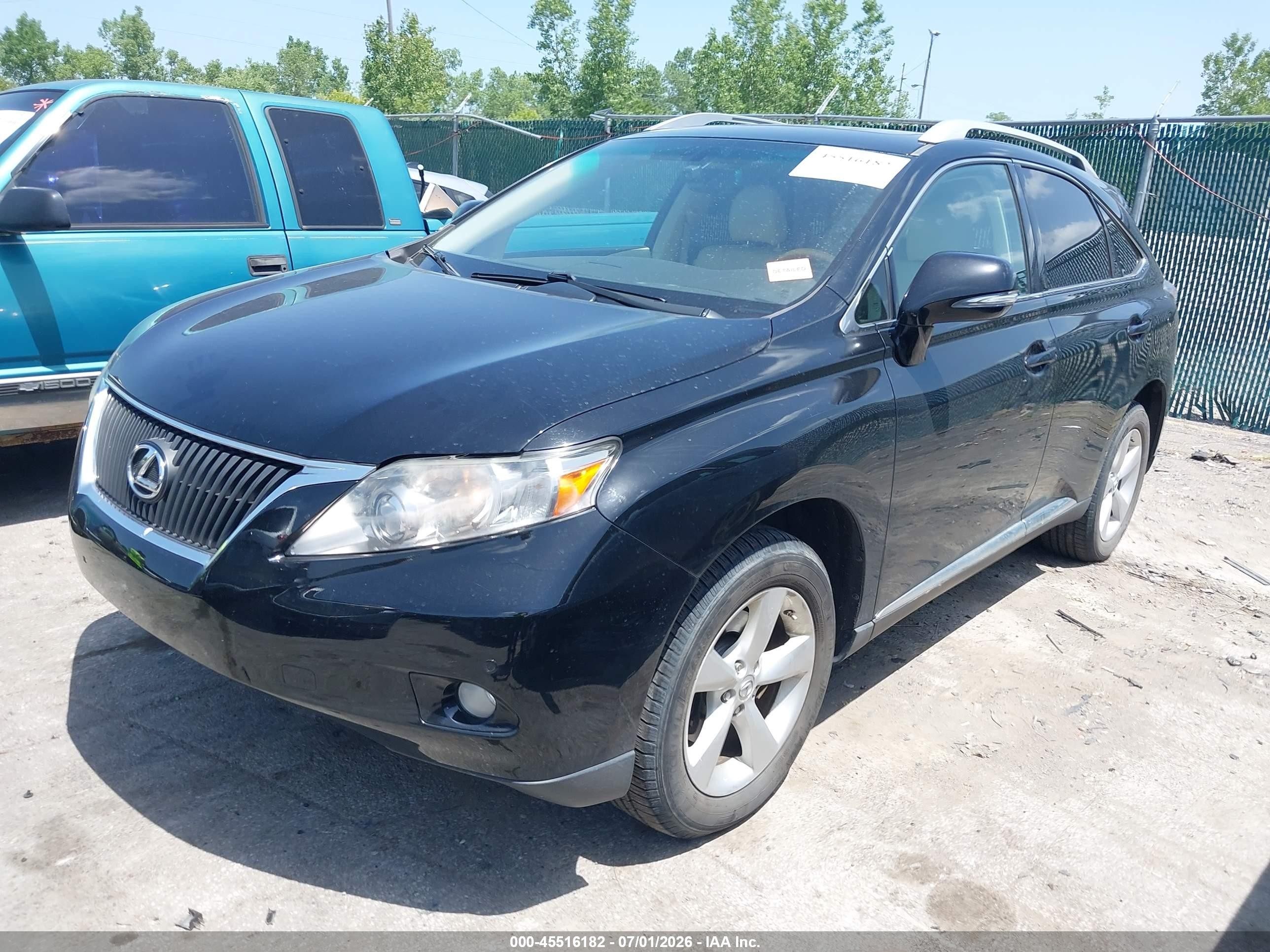 2011 Lexus Rx 350   Black vin: 2T2BK1BA3BC102332