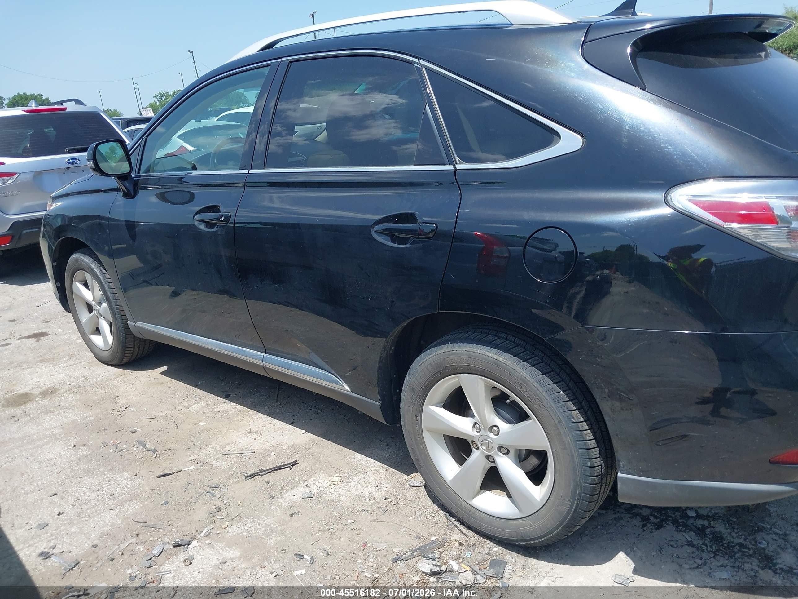 2011 Lexus Rx 350   Black vin: 2T2BK1BA3BC102332