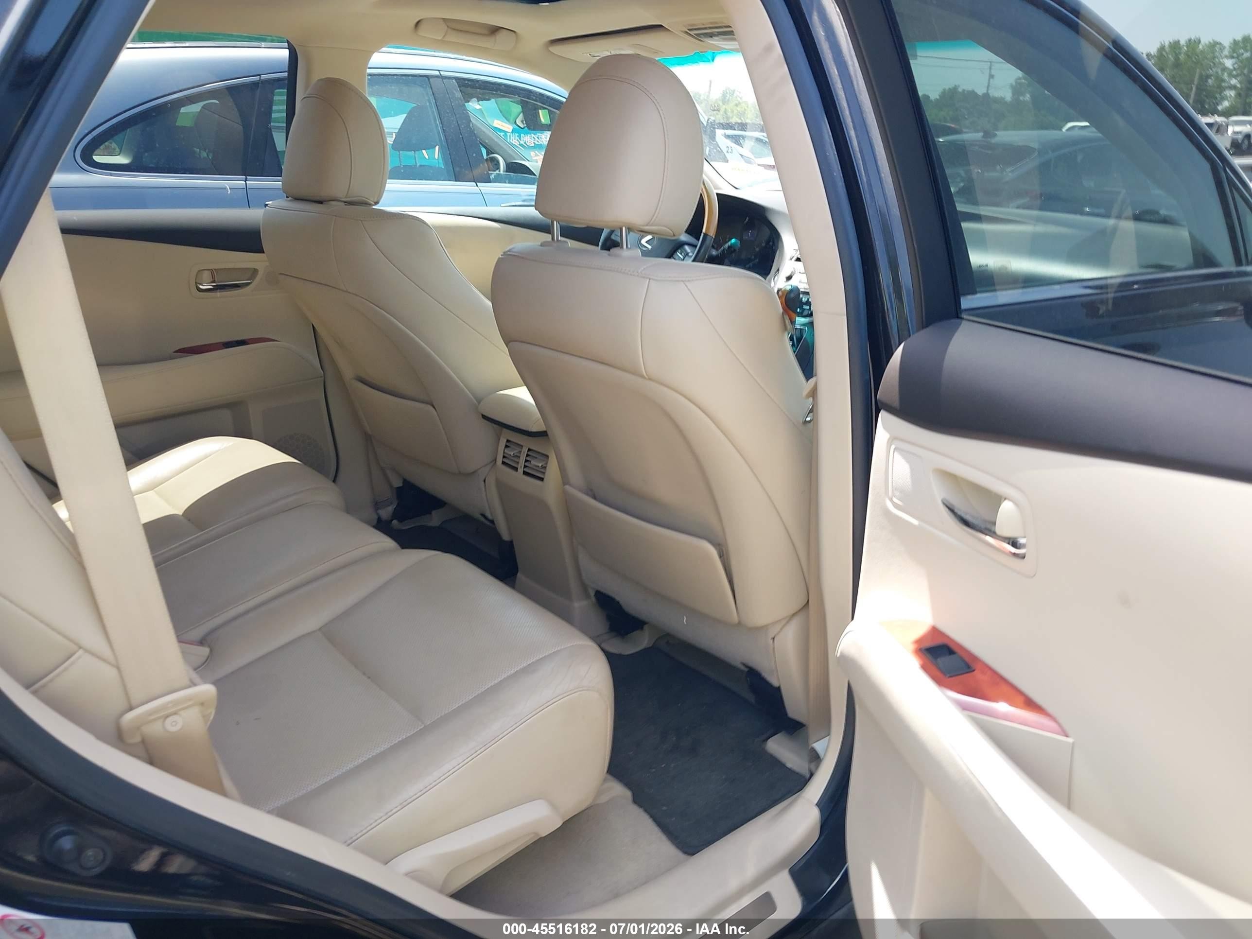 2011 Lexus Rx 350   Black vin: 2T2BK1BA3BC102332