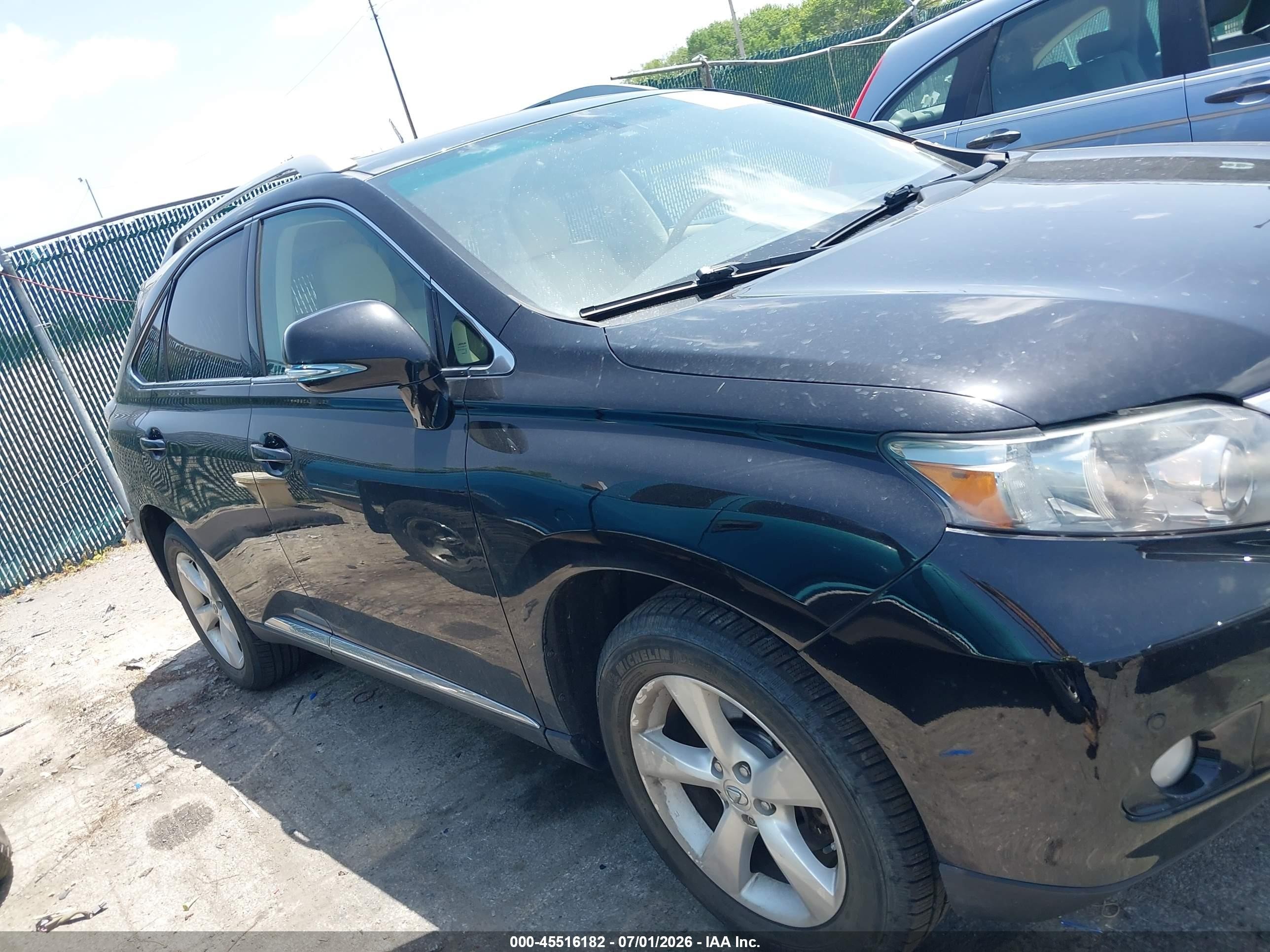 2011 Lexus Rx 350   Black vin: 2T2BK1BA3BC102332
